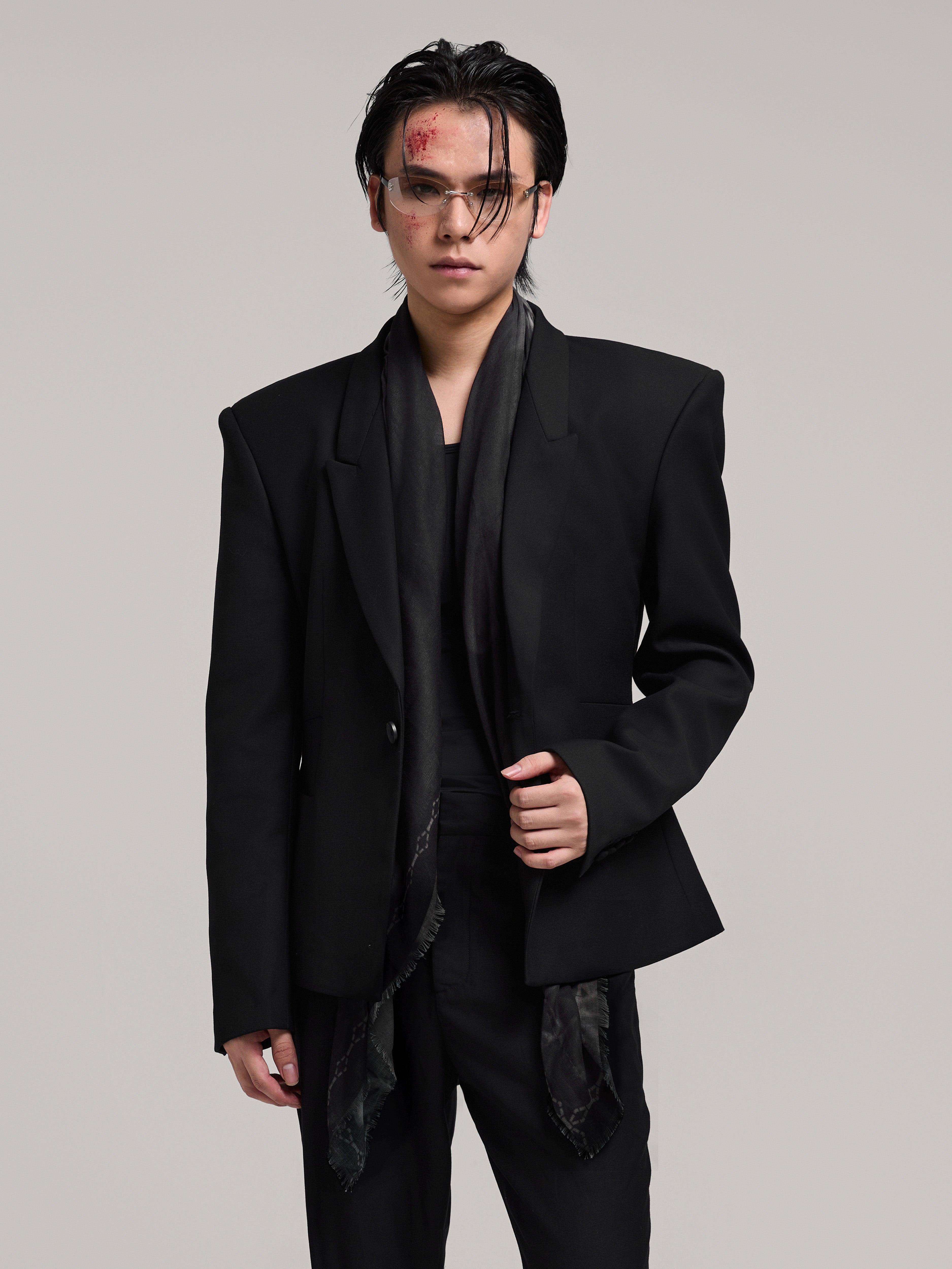 24AW "SKELETON-SMOG" SCARF