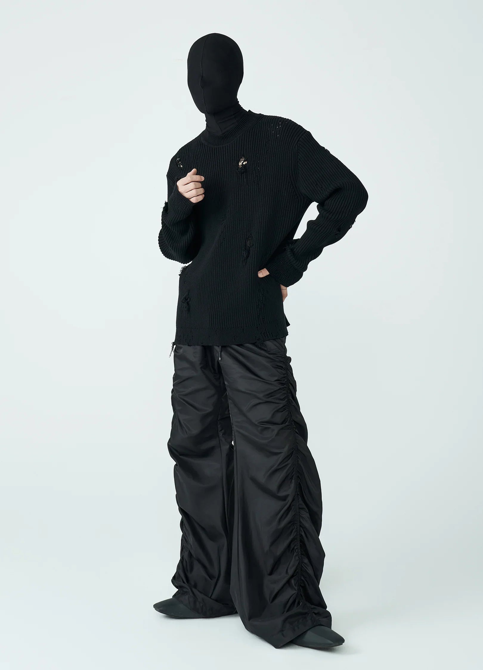 Maglione lavorato a maglia Frayed Harmony 22FW