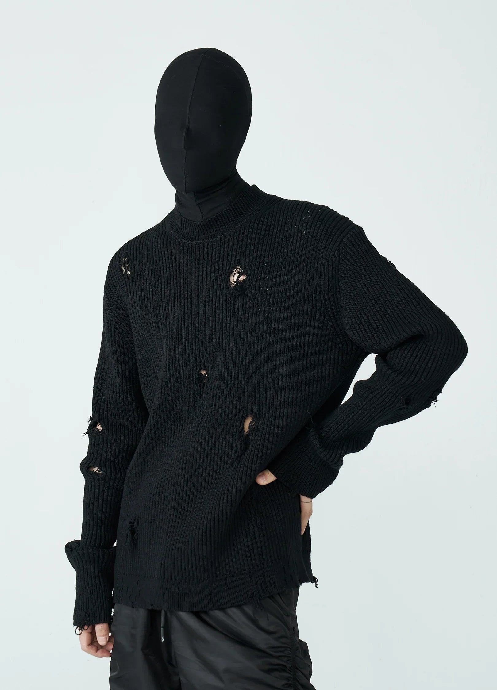 Maglione lavorato a maglia Frayed Harmony 22FW