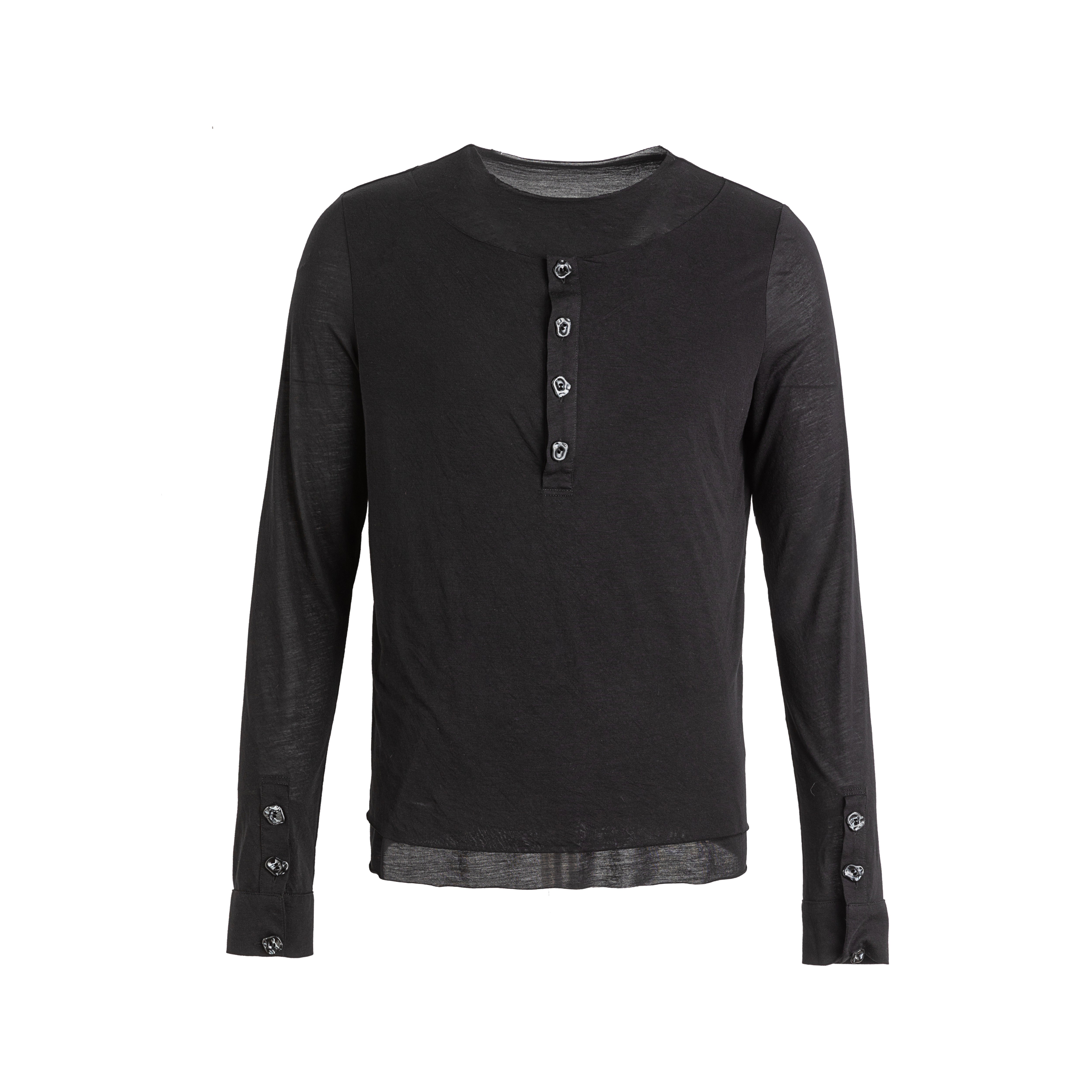 Maglia Henley a strati 24FW