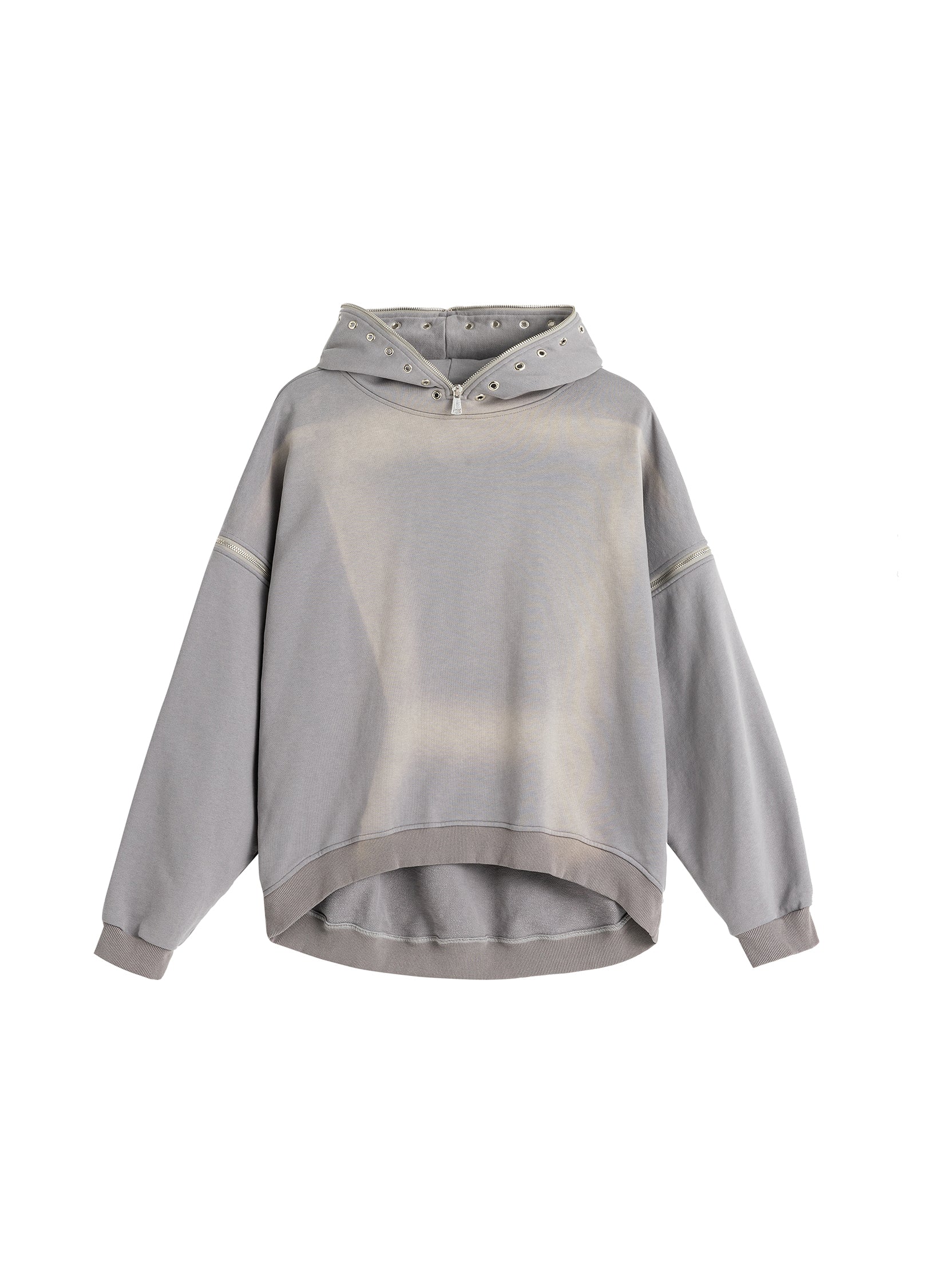 Felpa con cappuccio e zip Spectrum 22FW