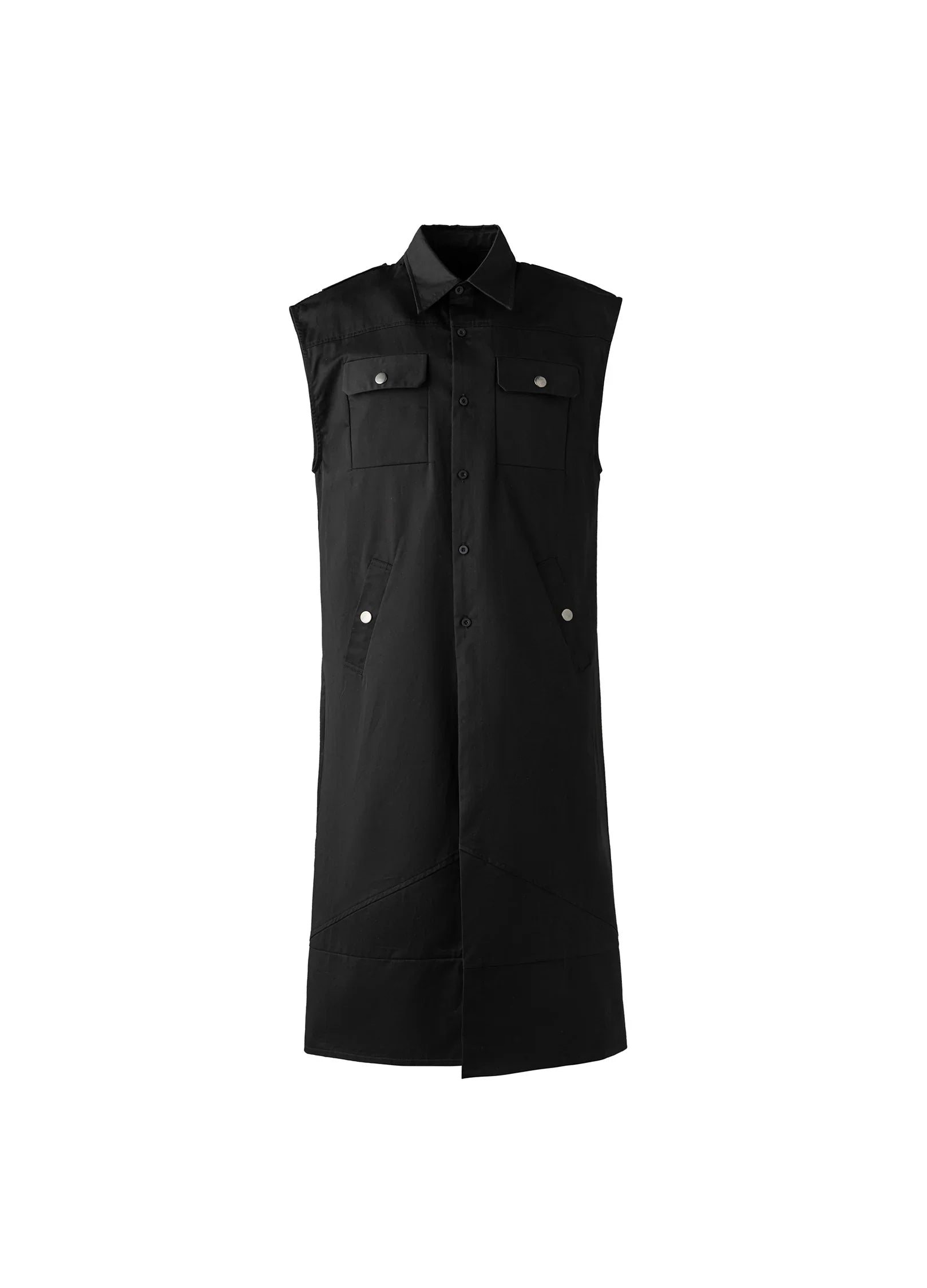 Camicia oversize nera Cascade Hollow 23SS