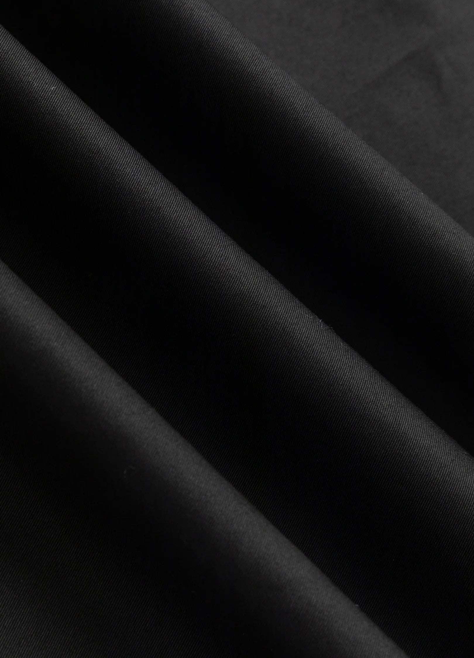 Camicia oversize nera Cascade Hollow 23SS