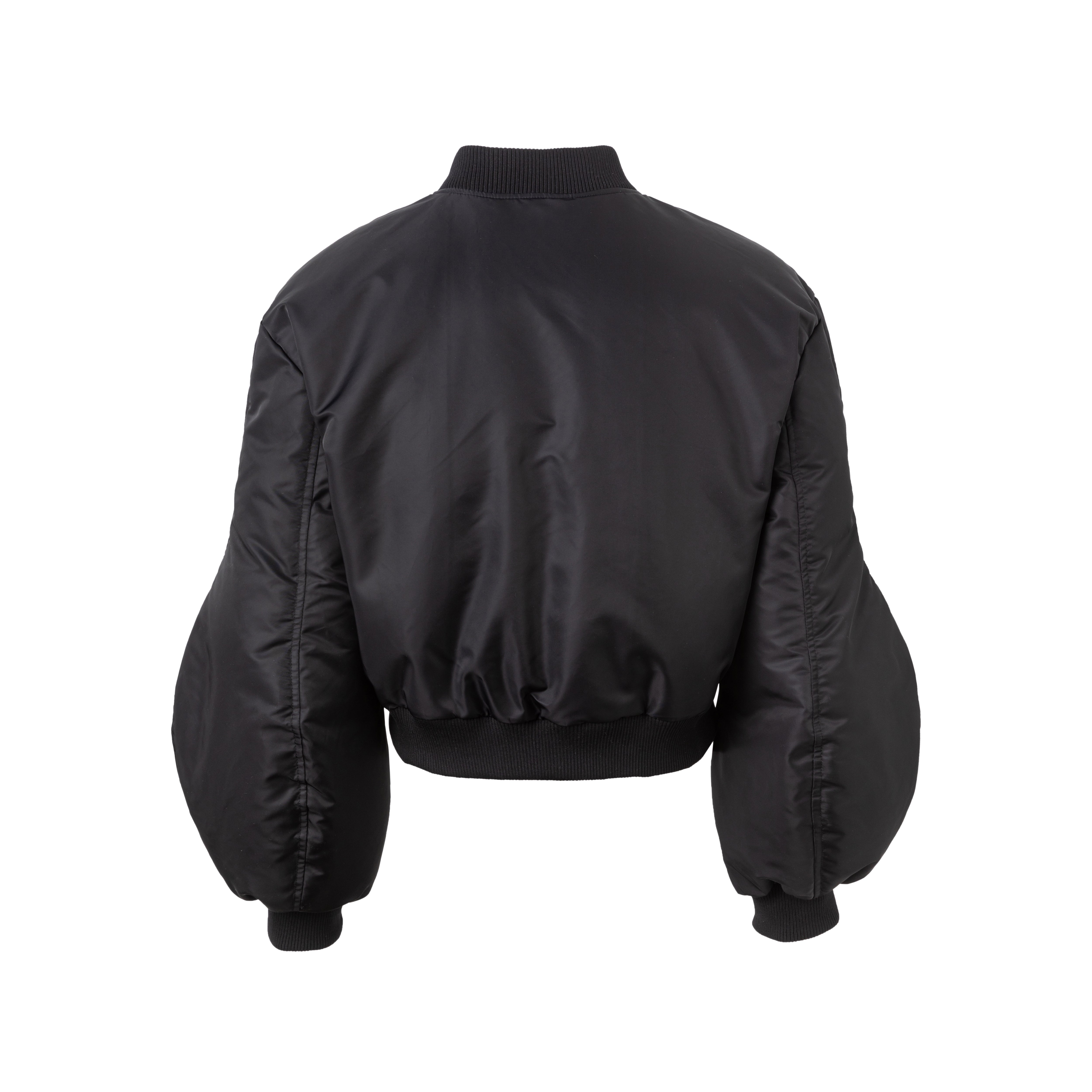 GIACCA IMBOTTITA CON MANICHE A FALCE 24FW