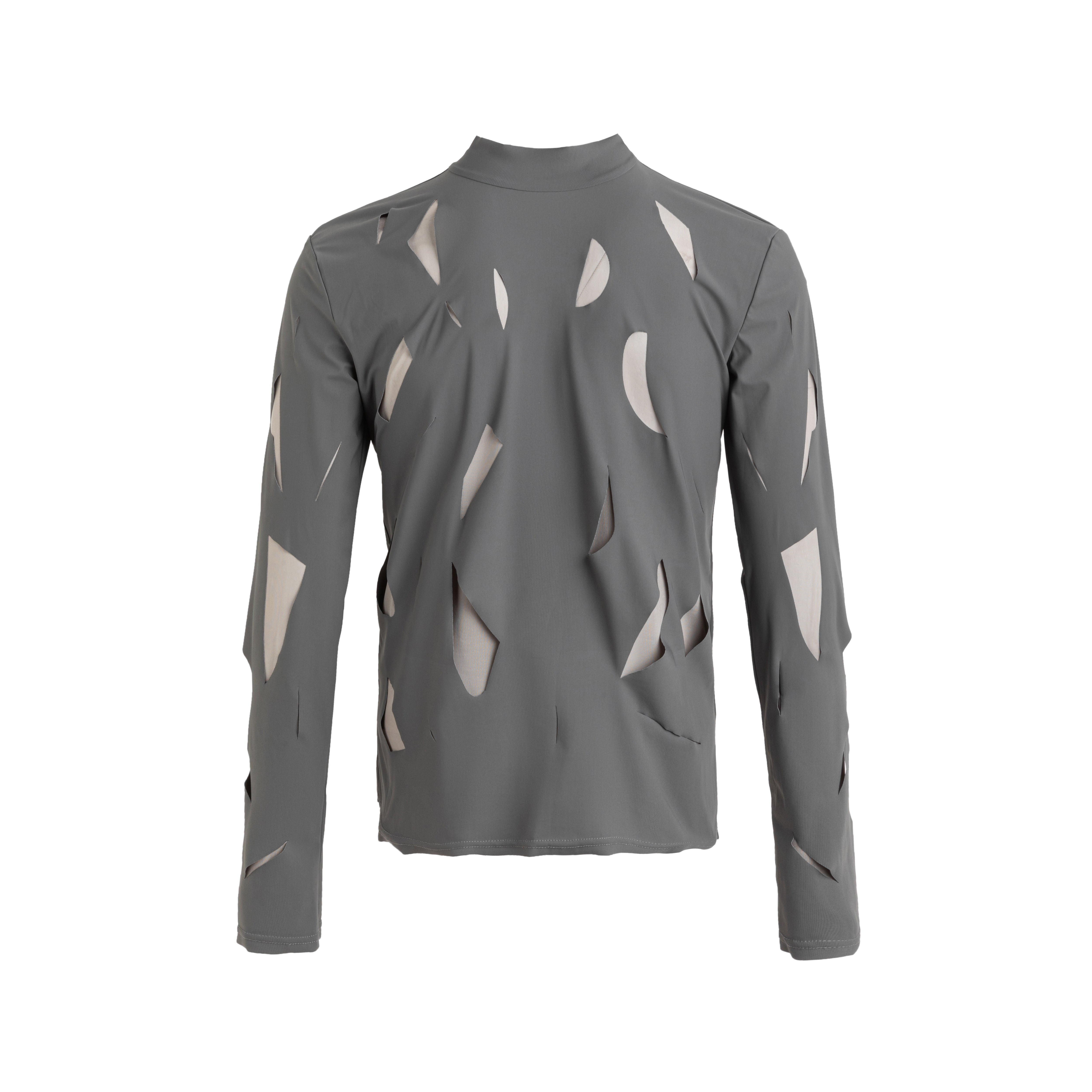 Maglietta in rete effetto usurato 24FW