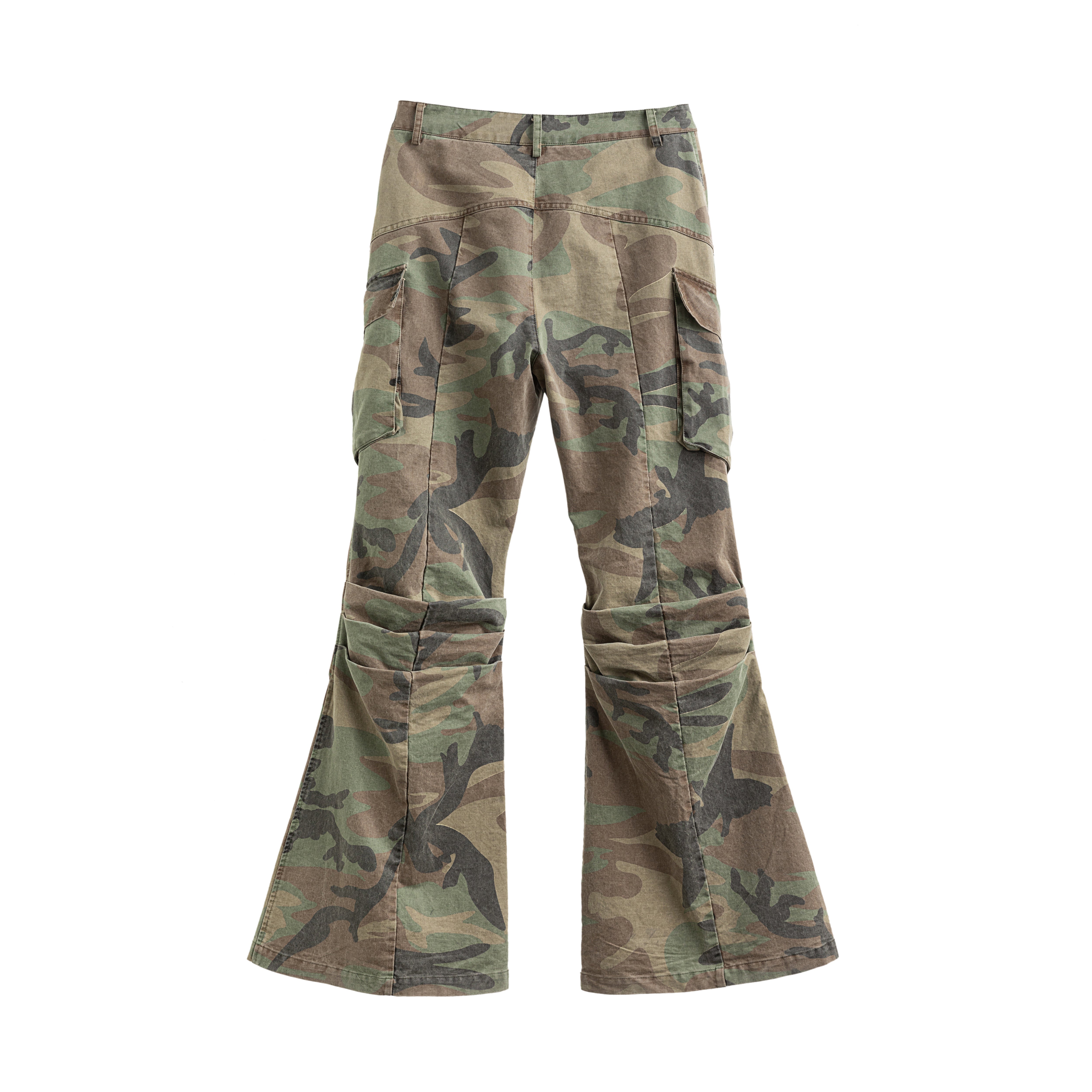 24SS Camouflage Machete-Cut Pants
