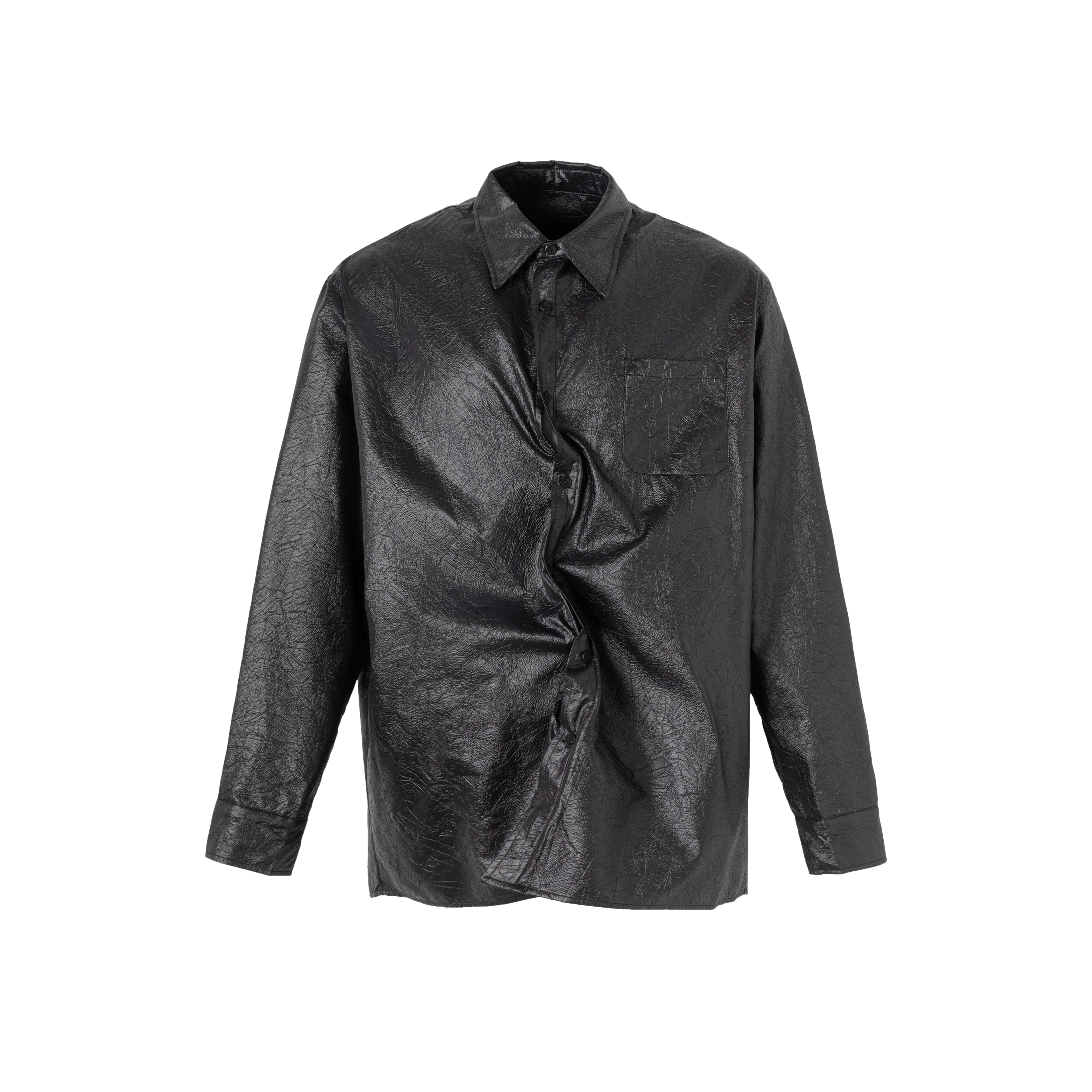 CAMICIA PIEGATA SCURA 25SS