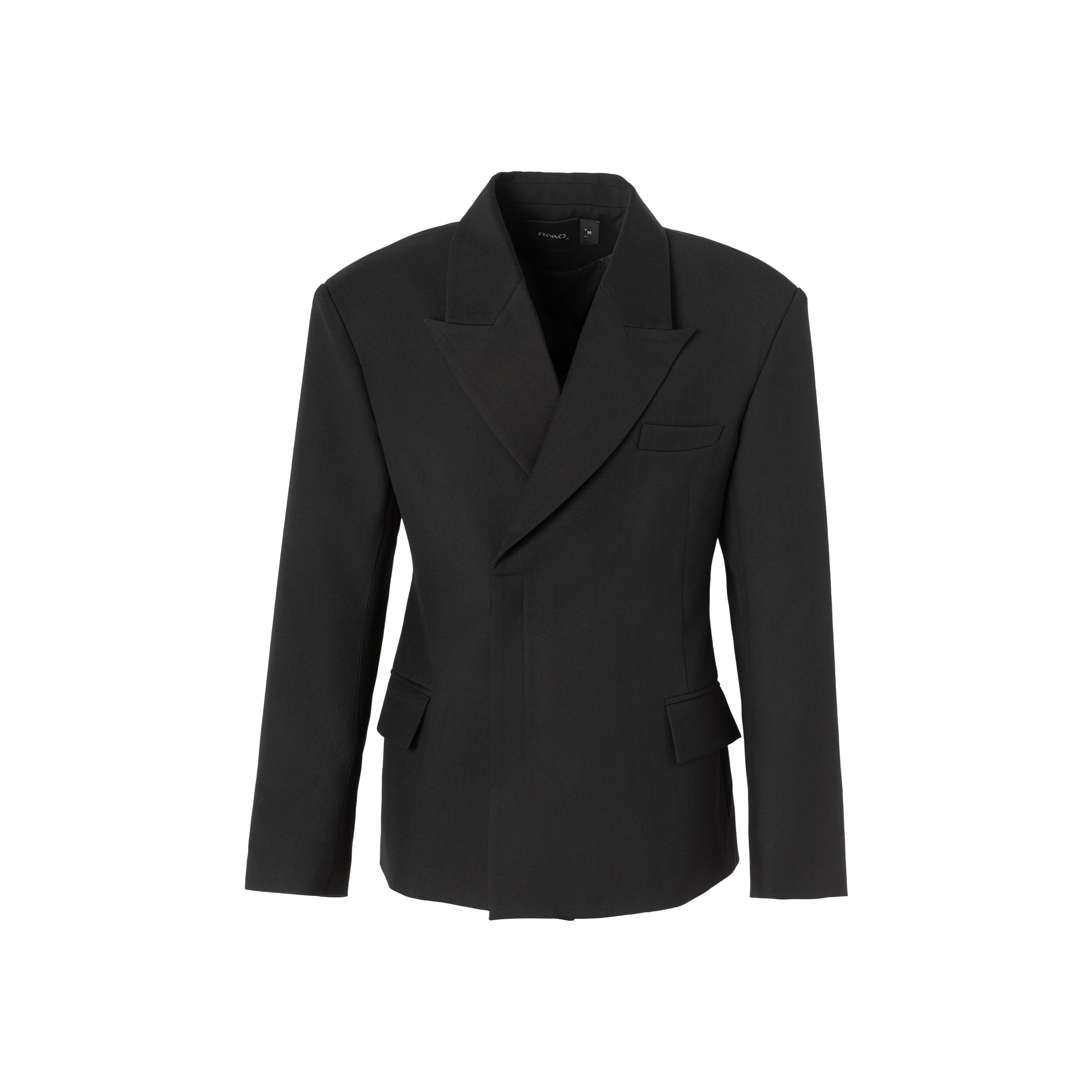 BLAZER TRIANGOLARE NERO 25SS