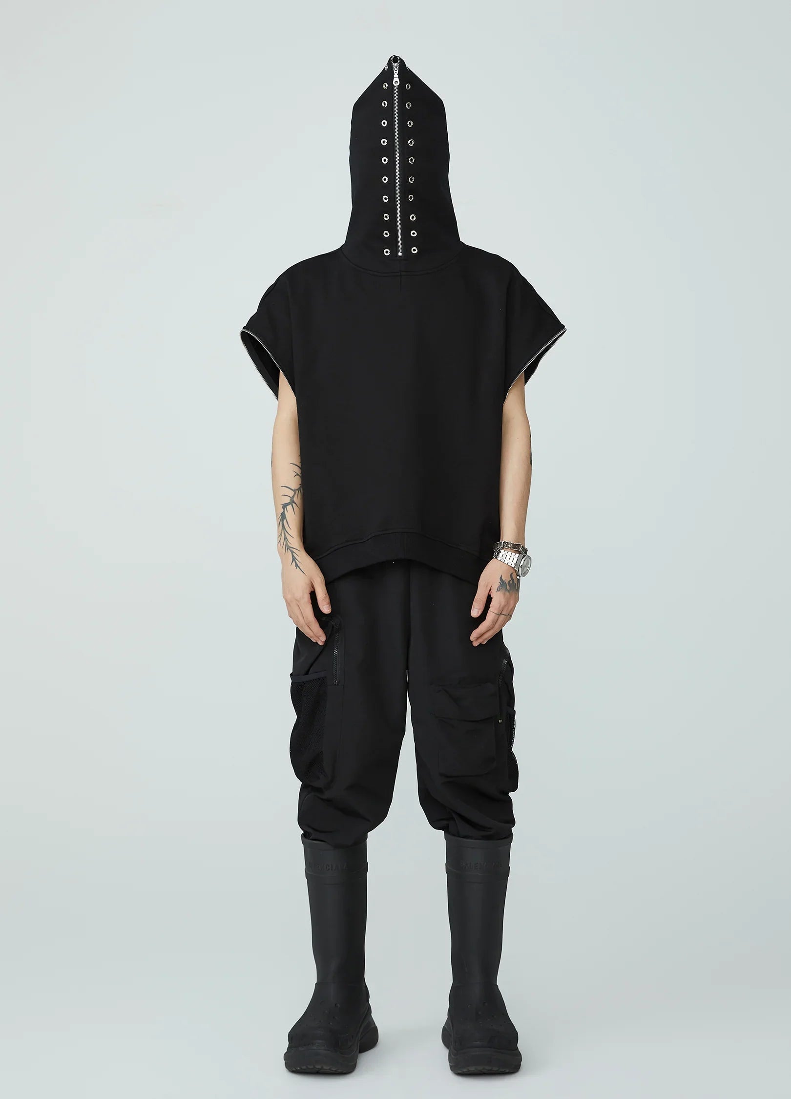 Felpa con cappuccio e zip Spectrum 22FW