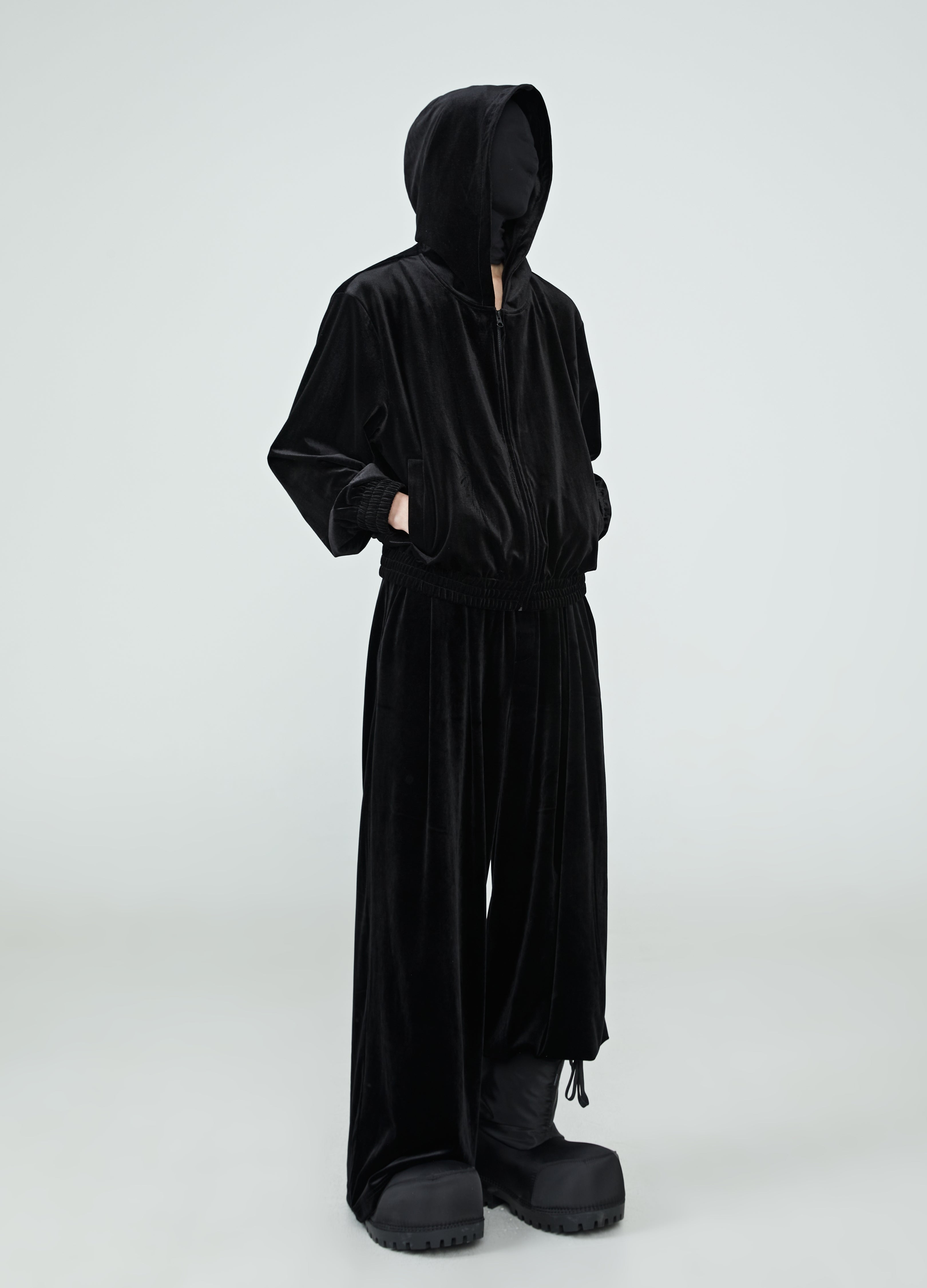 Giacca Voyager Velvet con cerniera 24SS