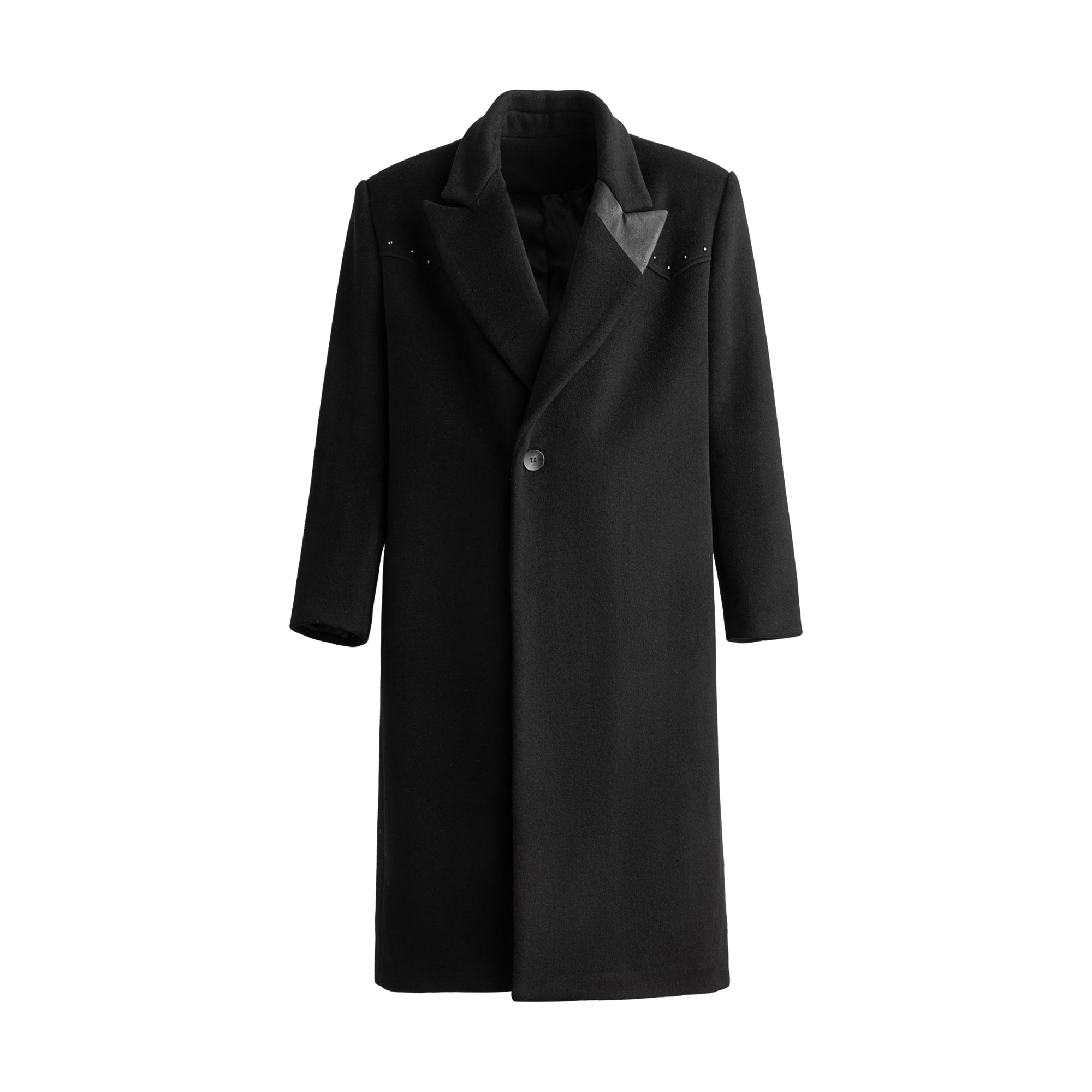 DP PARADIS 23AW "VAMPIRE" Cappotto con rivetti bifacciali