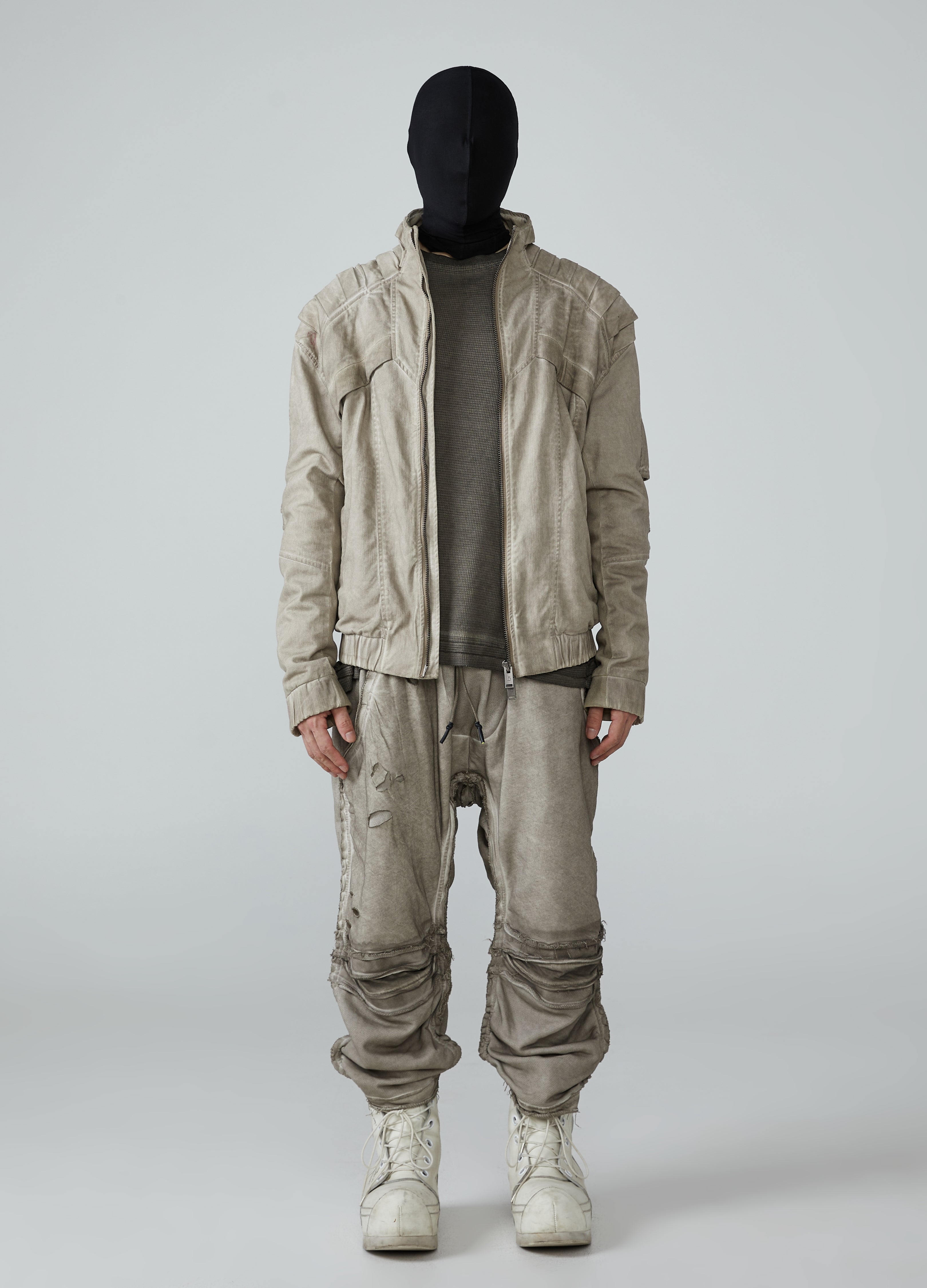 Giacca corta Wasteland Spliced Distressed