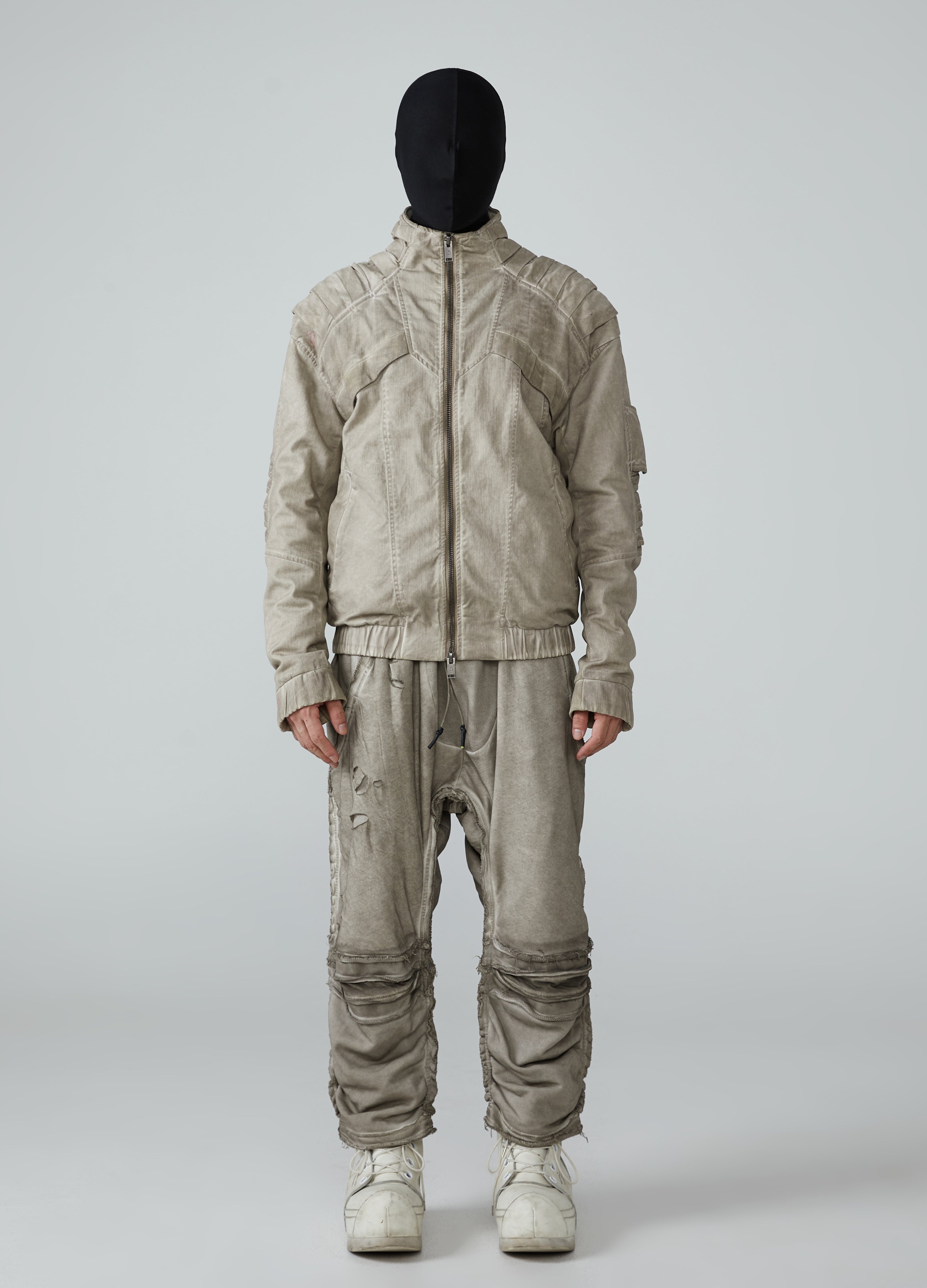 Giacca corta Wasteland Spliced Distressed