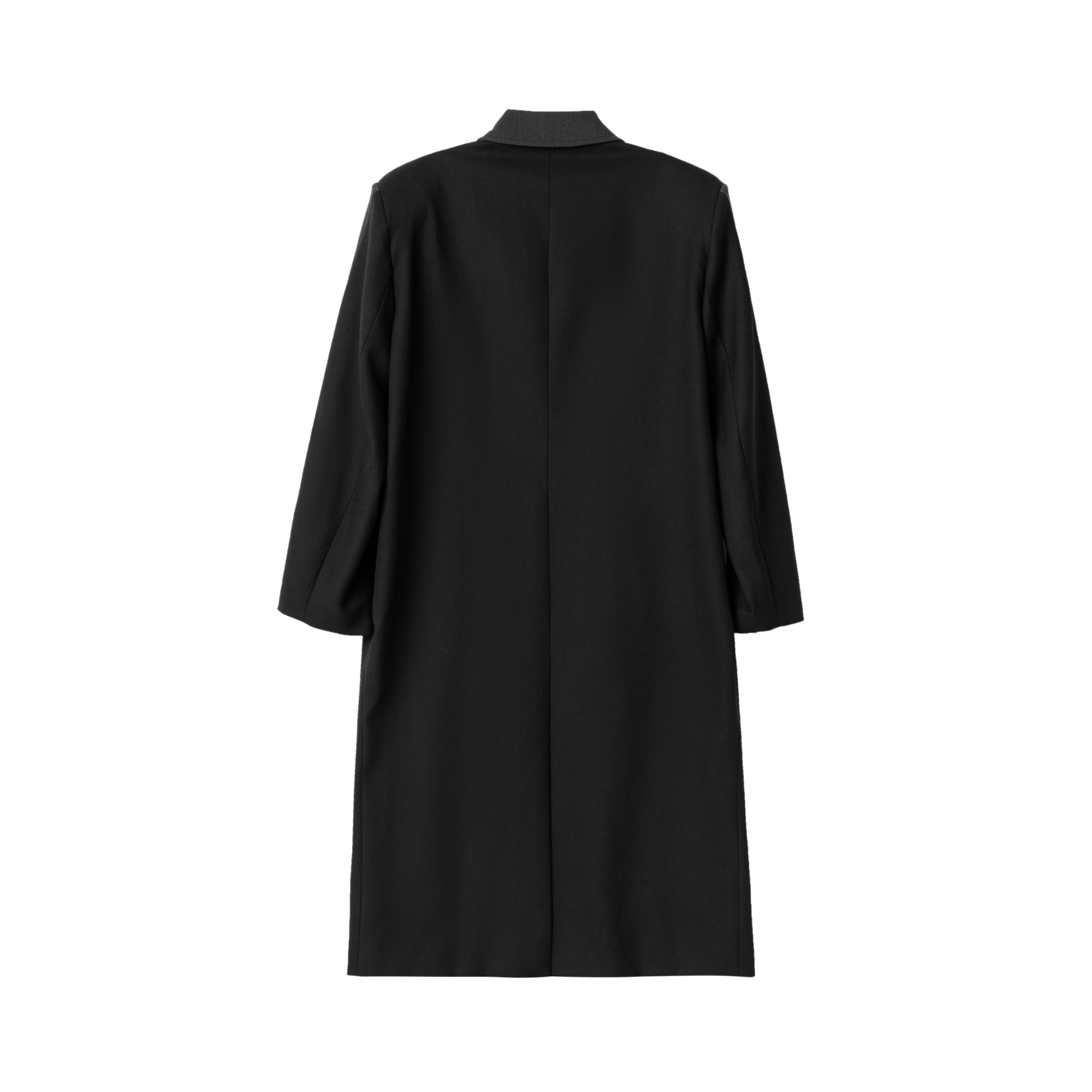 Cappotto in lana con giunture 23FW