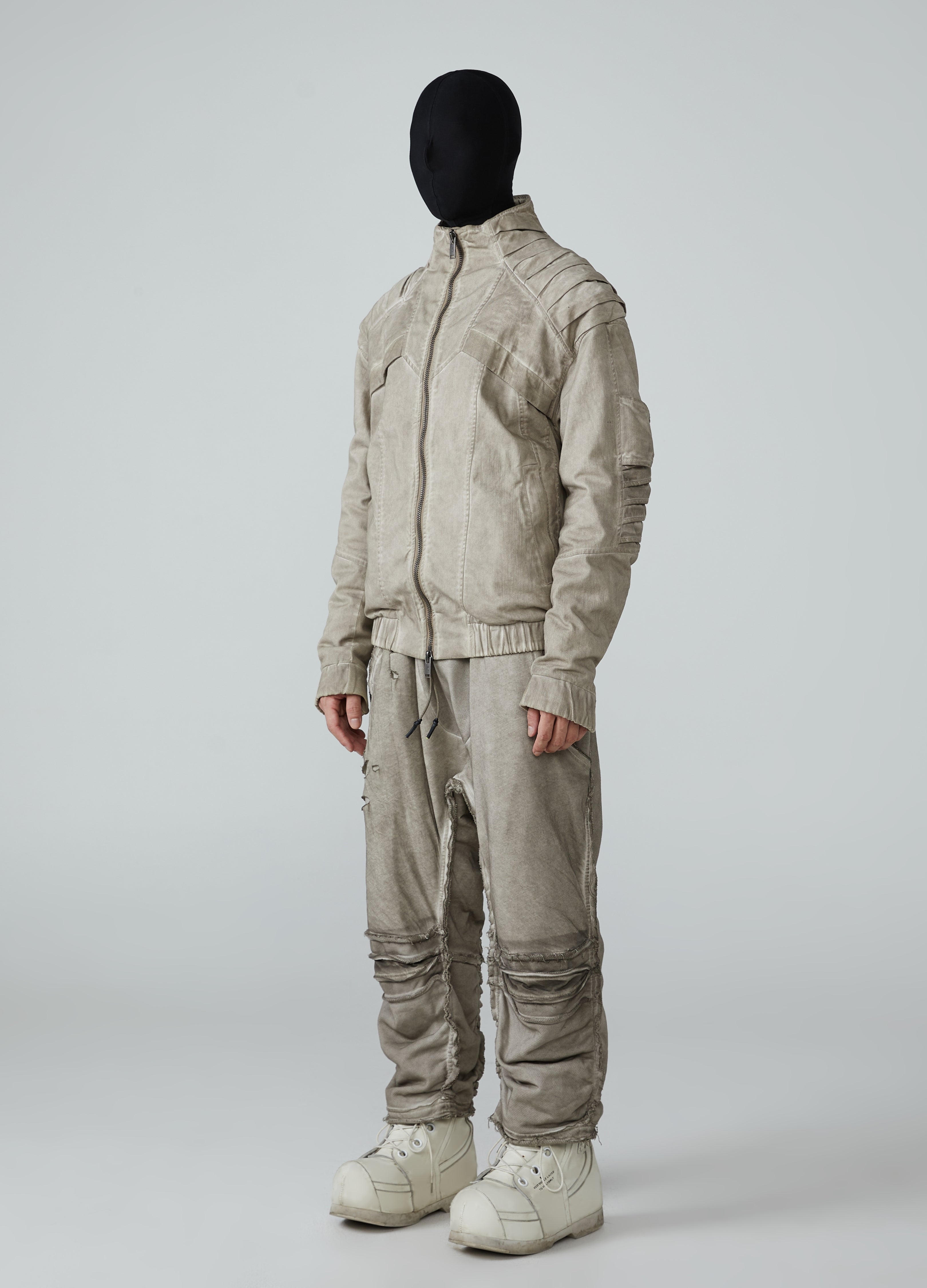 Giacca corta Wasteland Spliced Distressed