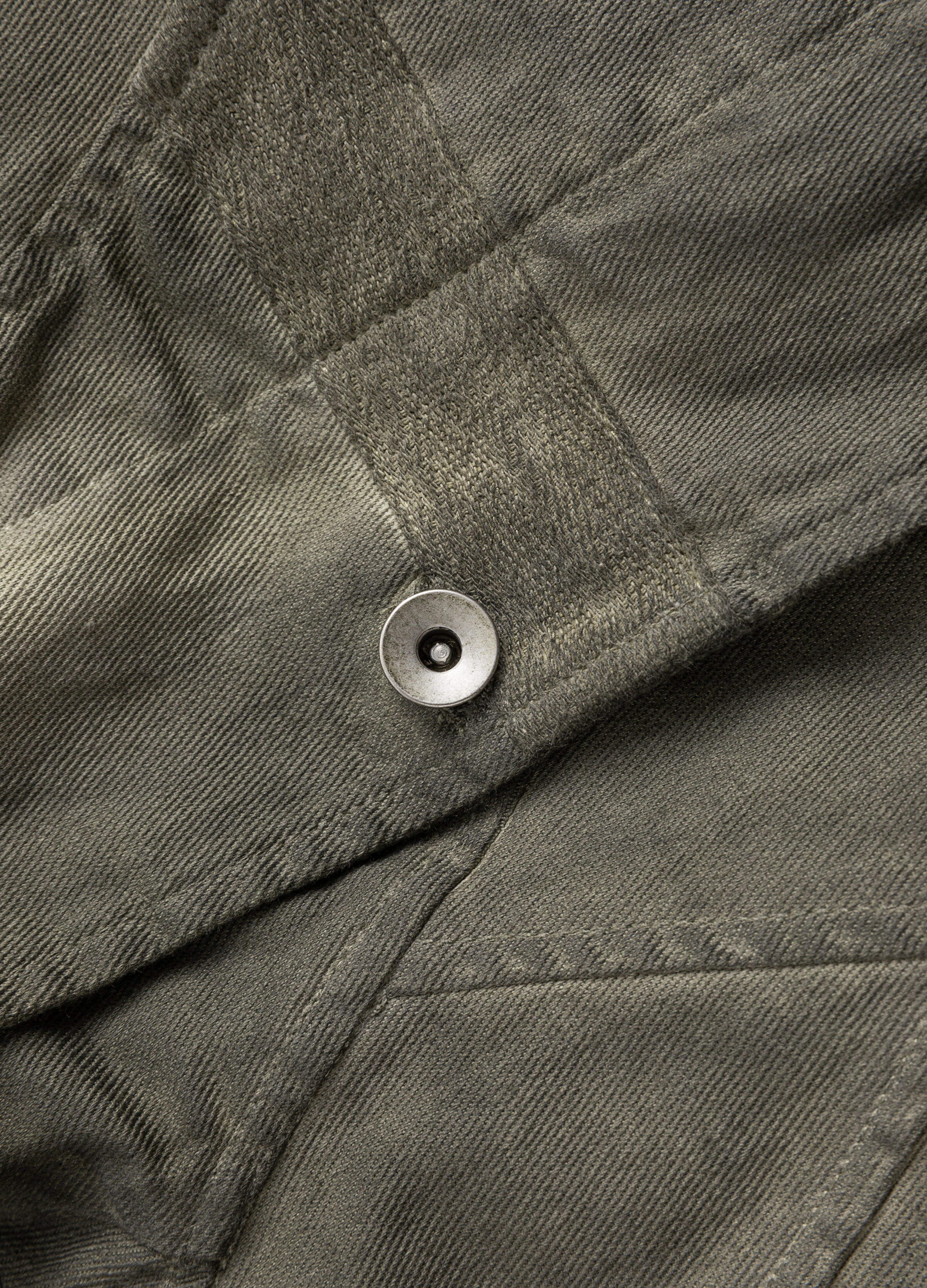 Giacca da lavoro in denim effetto used Wasteland