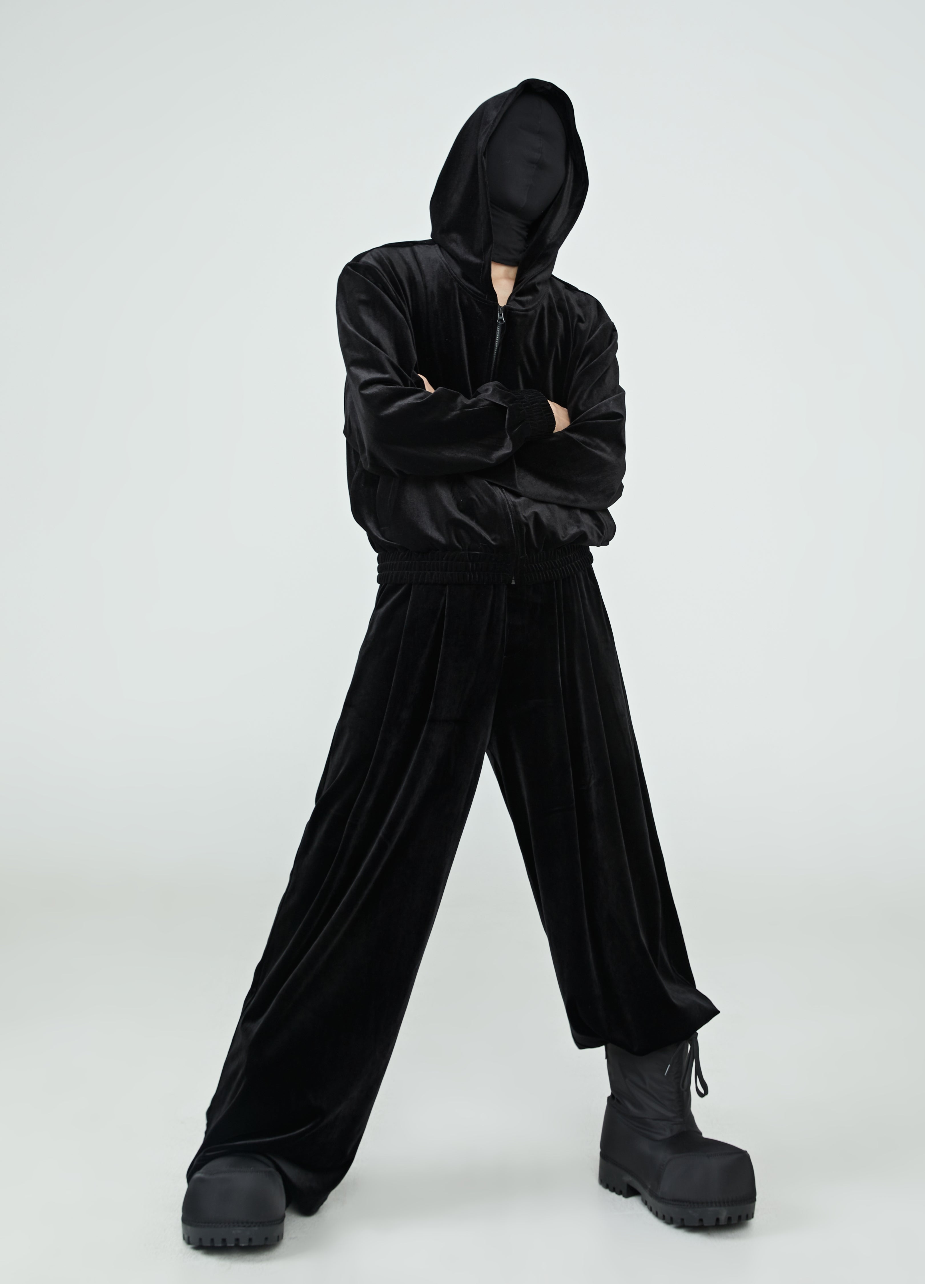 Giacca Voyager Velvet con cerniera 24SS