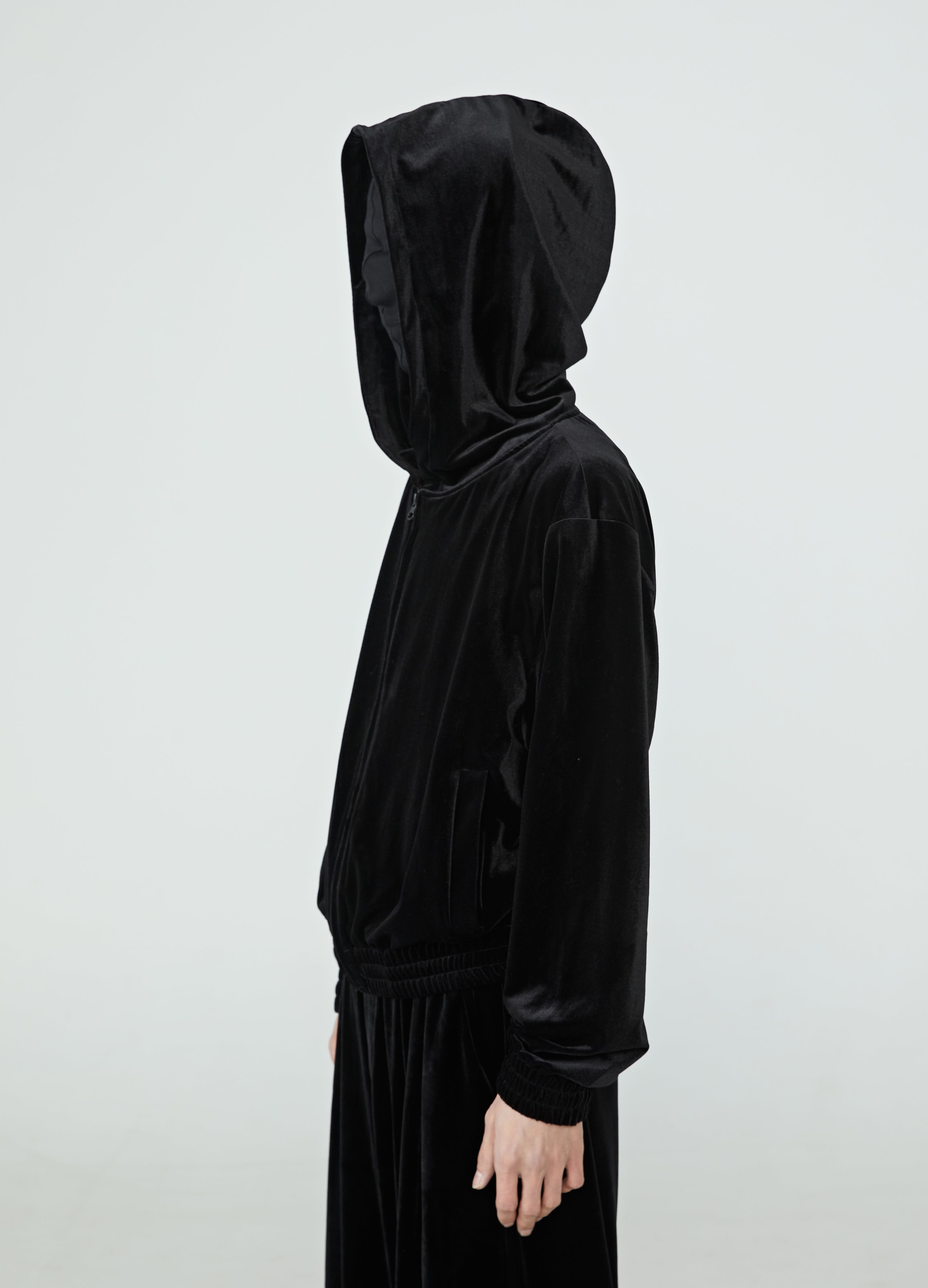 Giacca Voyager Velvet con cerniera 24SS