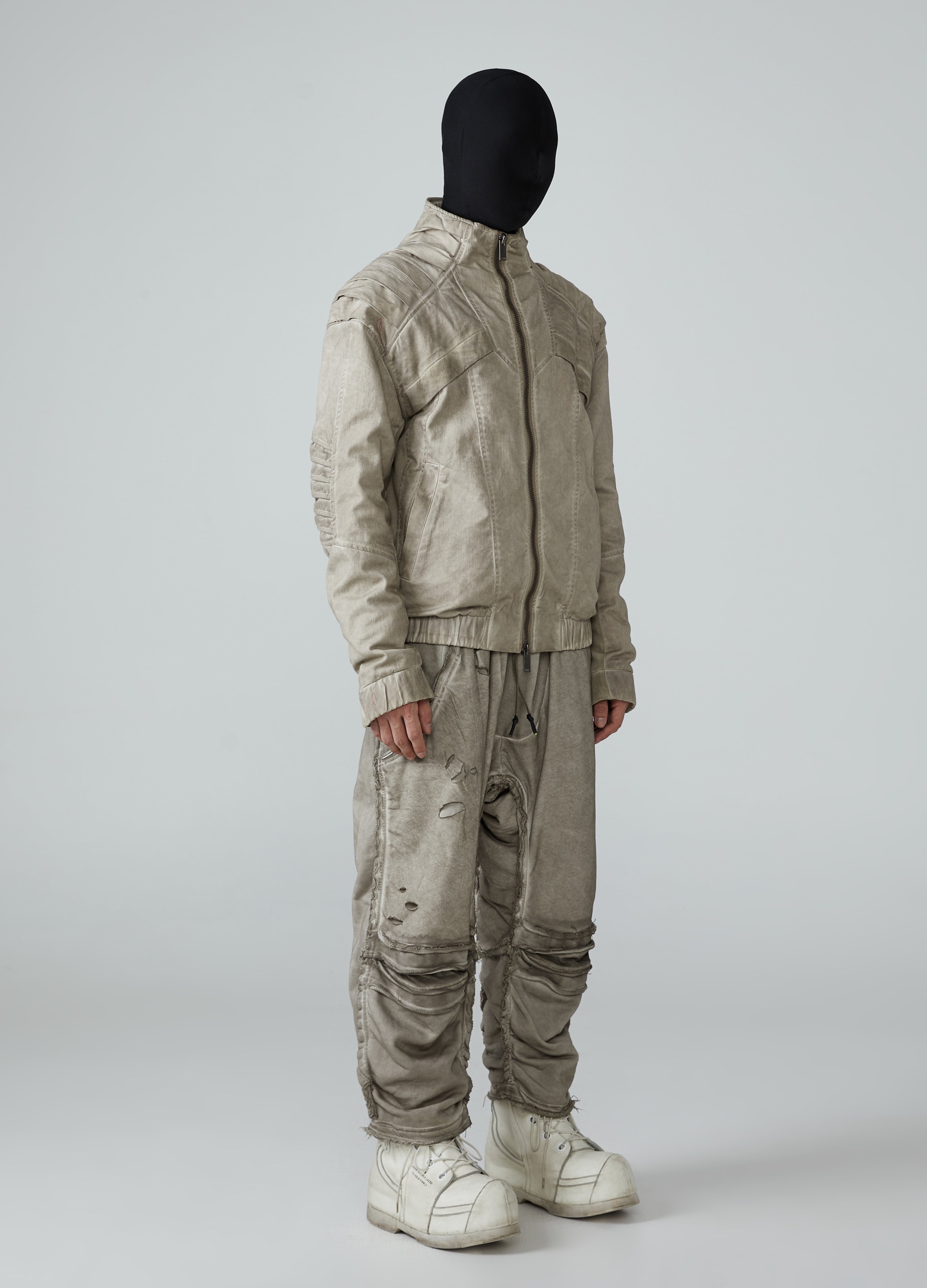 Giacca corta Wasteland Spliced Distressed