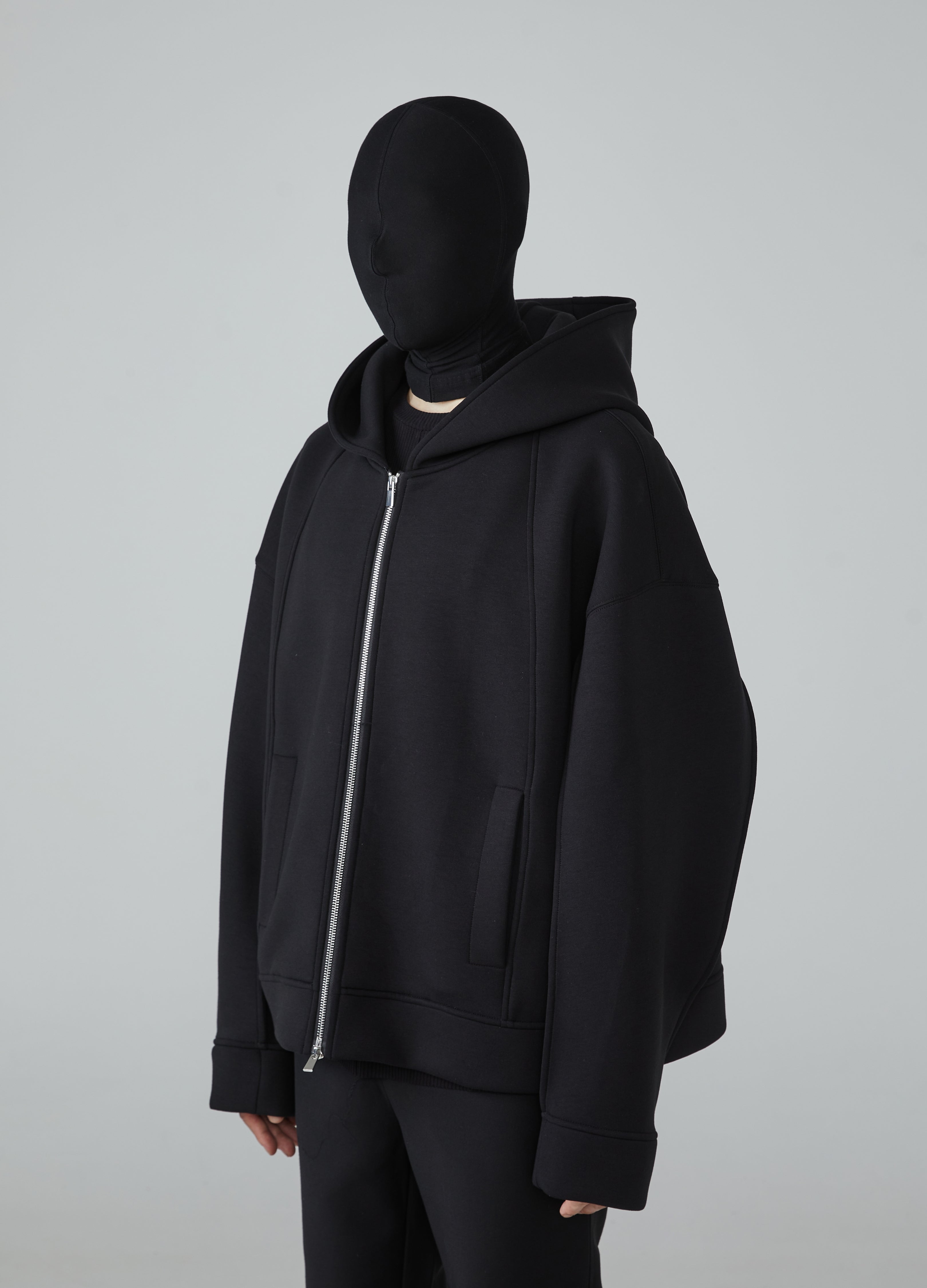 Felpa con cappuccio cardigan Nebula Drift 23FW