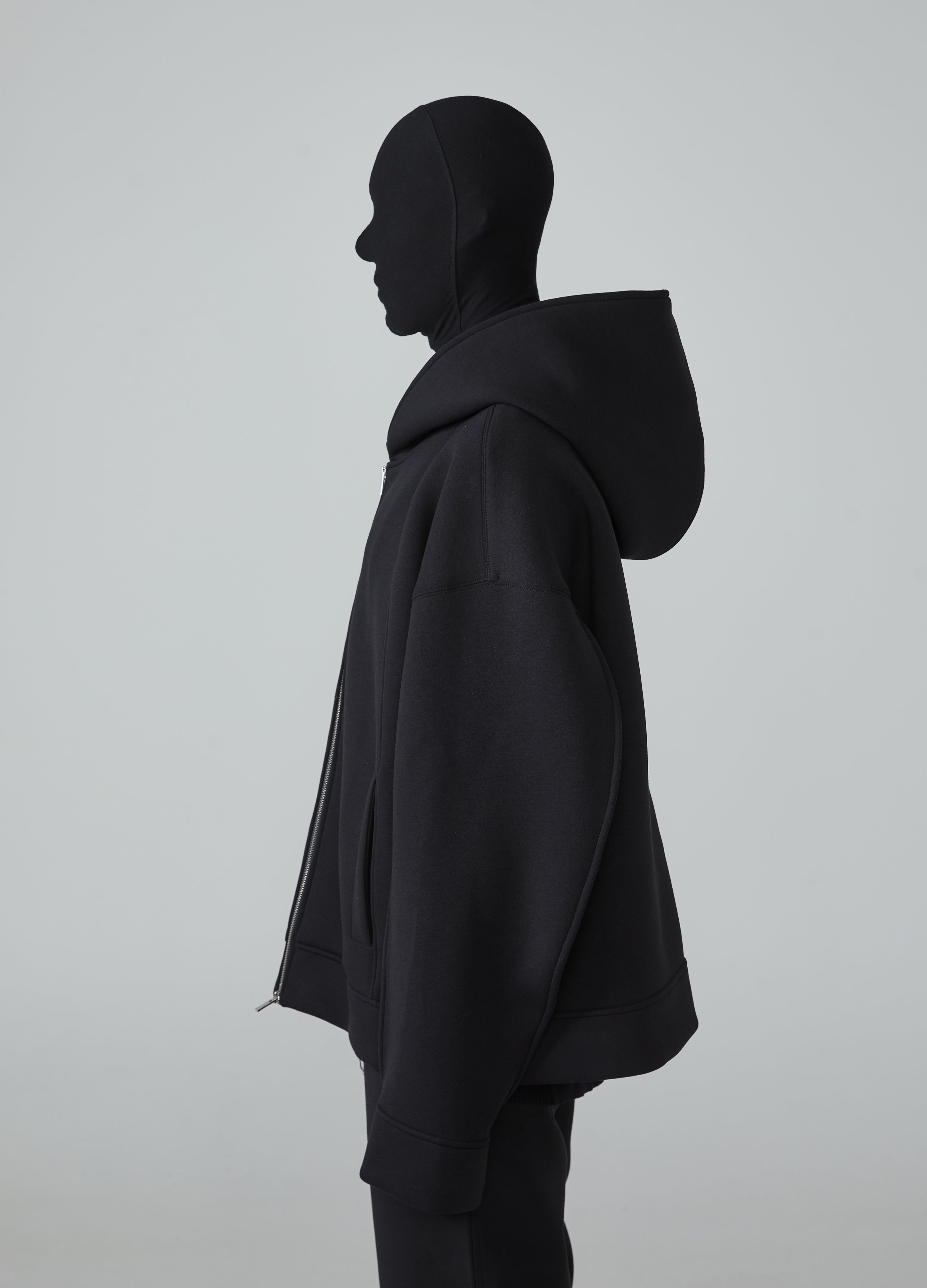 Felpa con cappuccio cardigan Nebula Drift 23FW