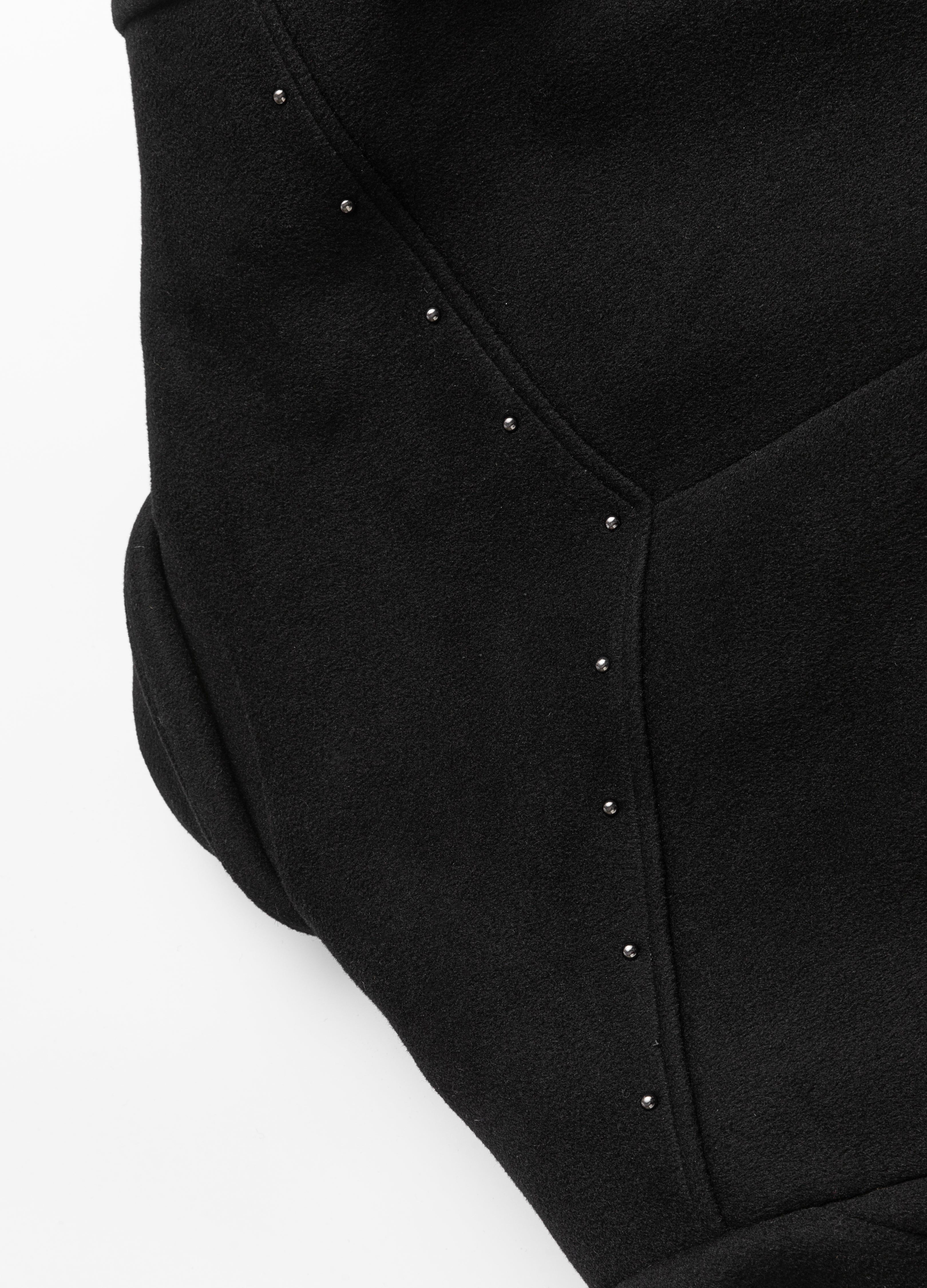 DP PARADIS 23AW "VAMPIRE" Cappotto con rivetti bifacciali