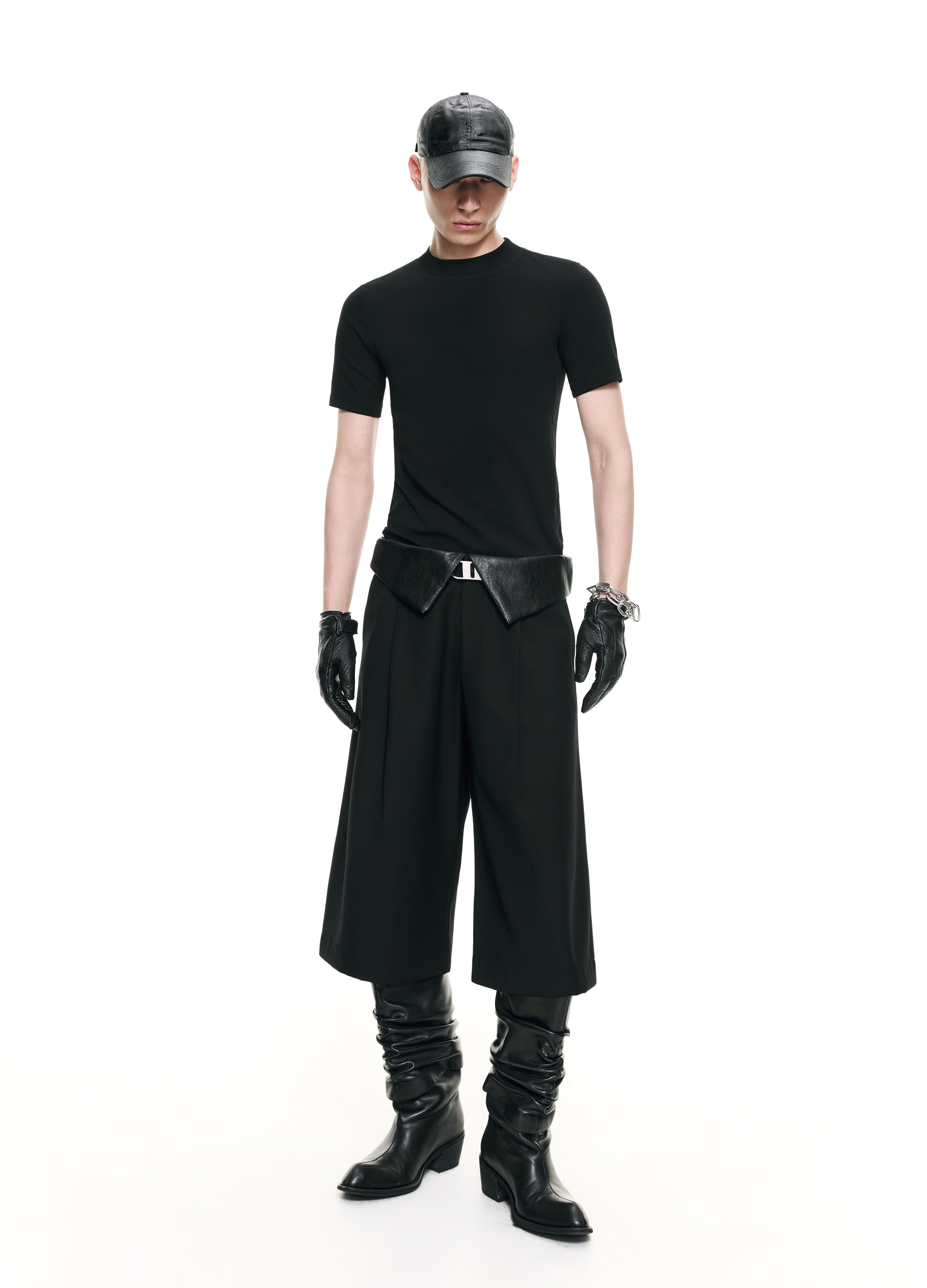 26SS KENDO LAYER CROP TROUSERS
