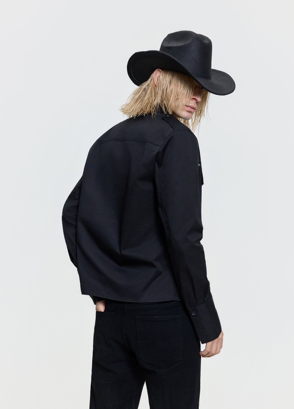 26FW STUDDED WESTERN SHIRT