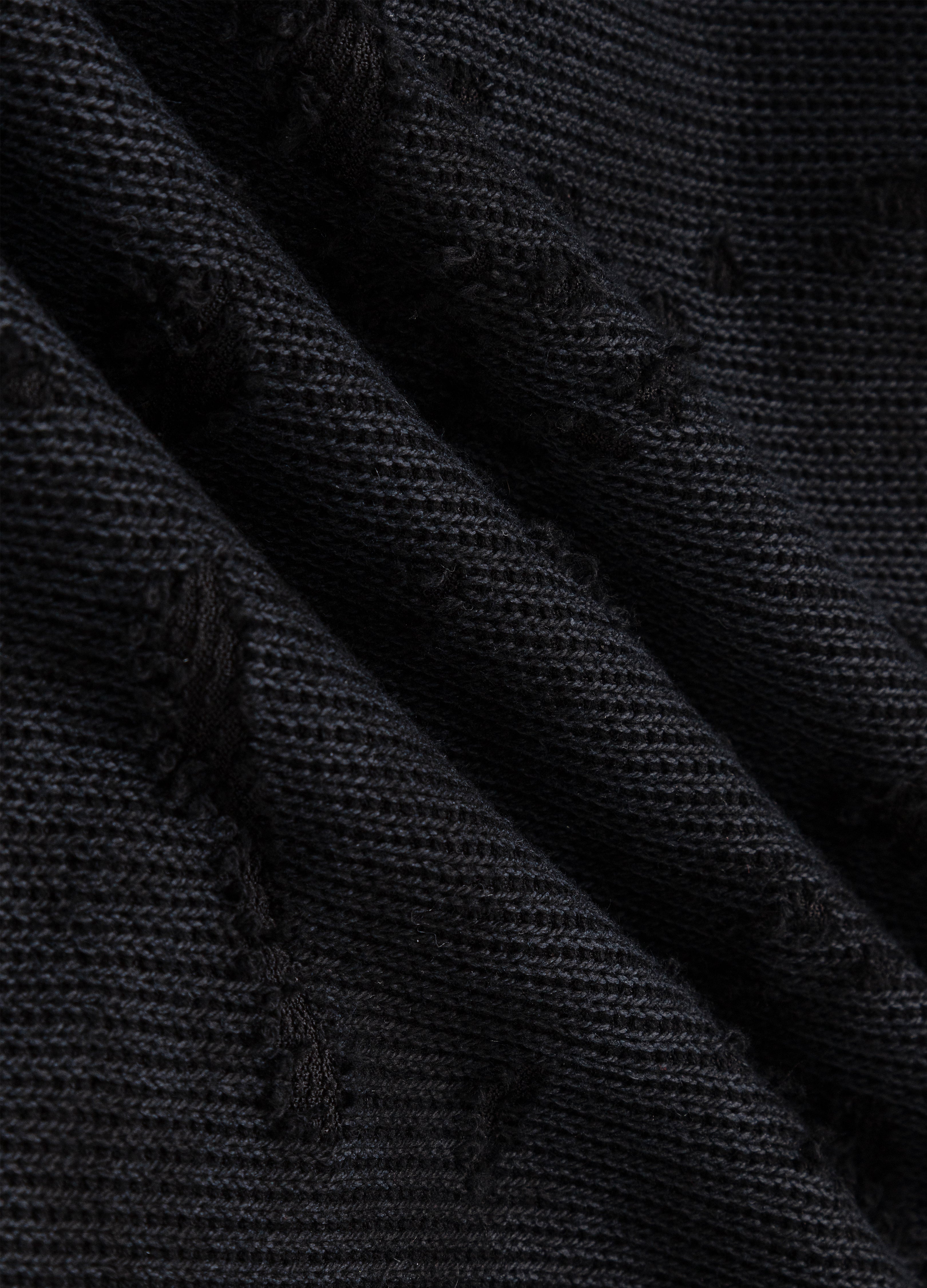 25FW DISTRESSED TEXTURE PUFFER