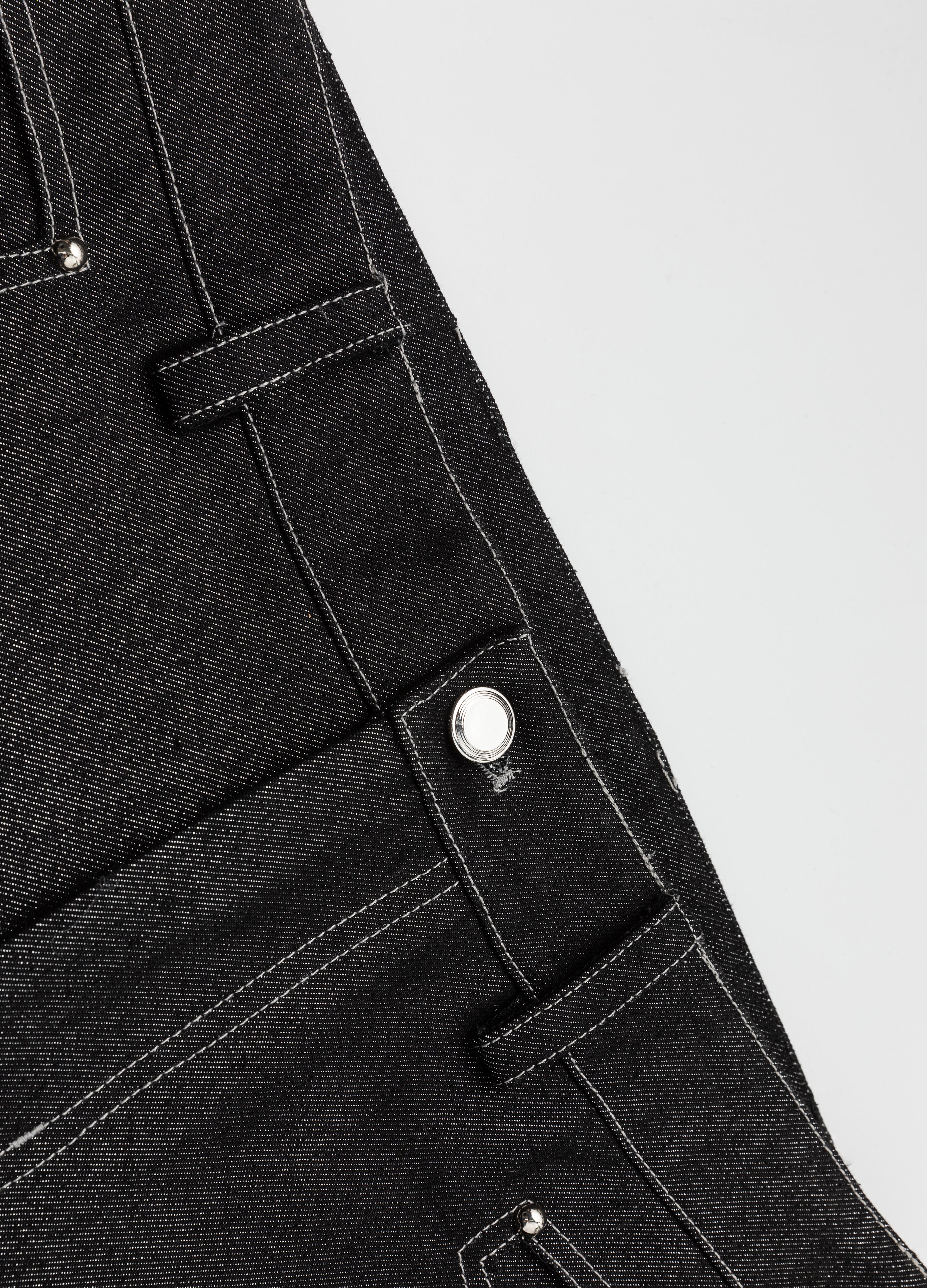 26SS METALLIC SHIMMER BOOTCUT JEANS