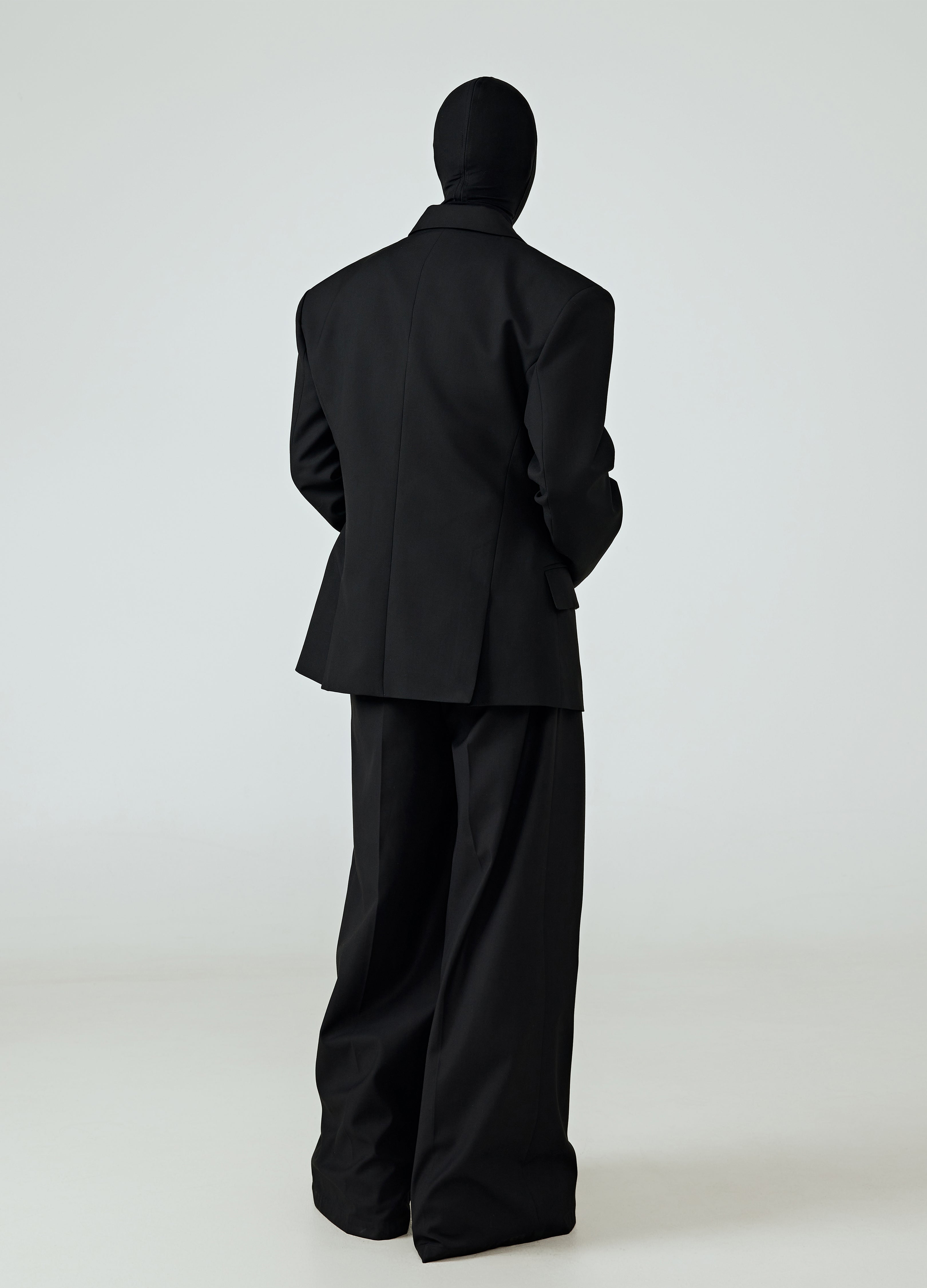 BLAZER TRIANGOLARE NERO 25SS