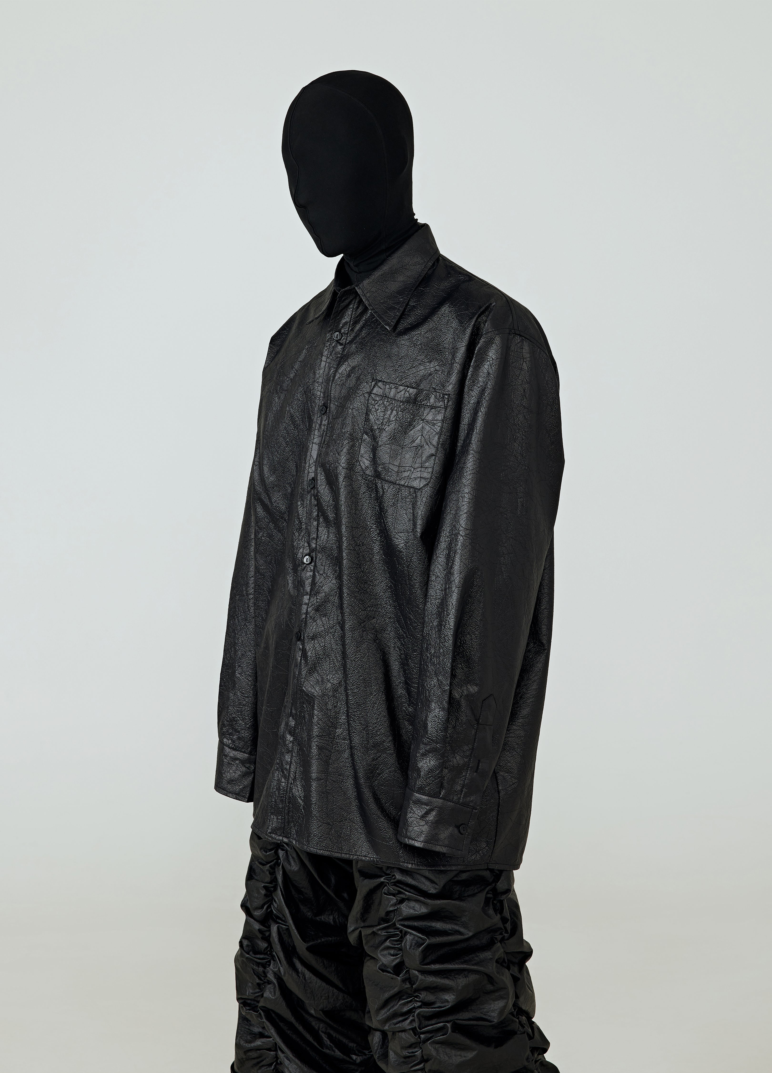 CAMICIA PIEGATA SCURA 25SS