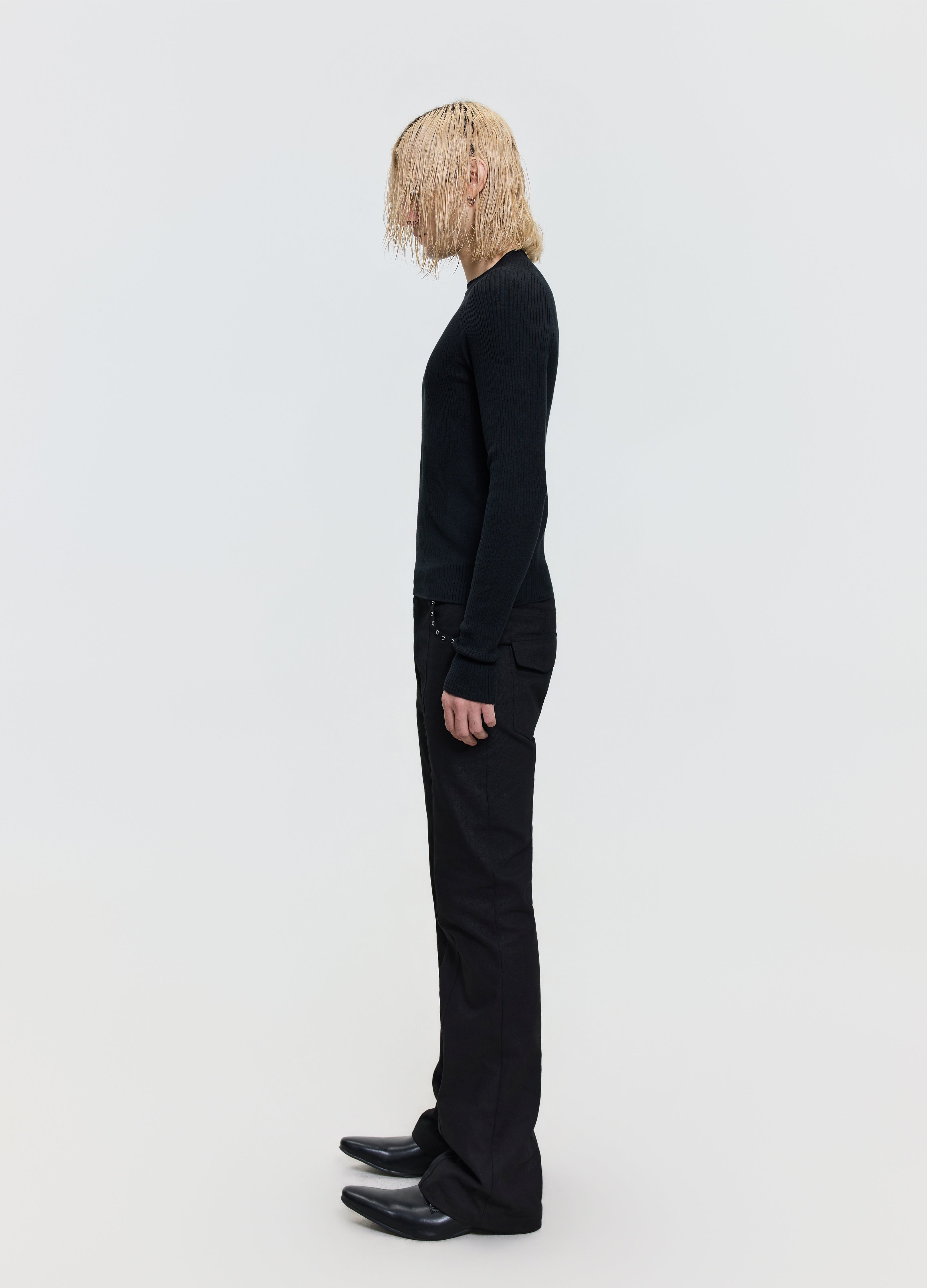 26FW RIBBED LONG SLEEVE TEE