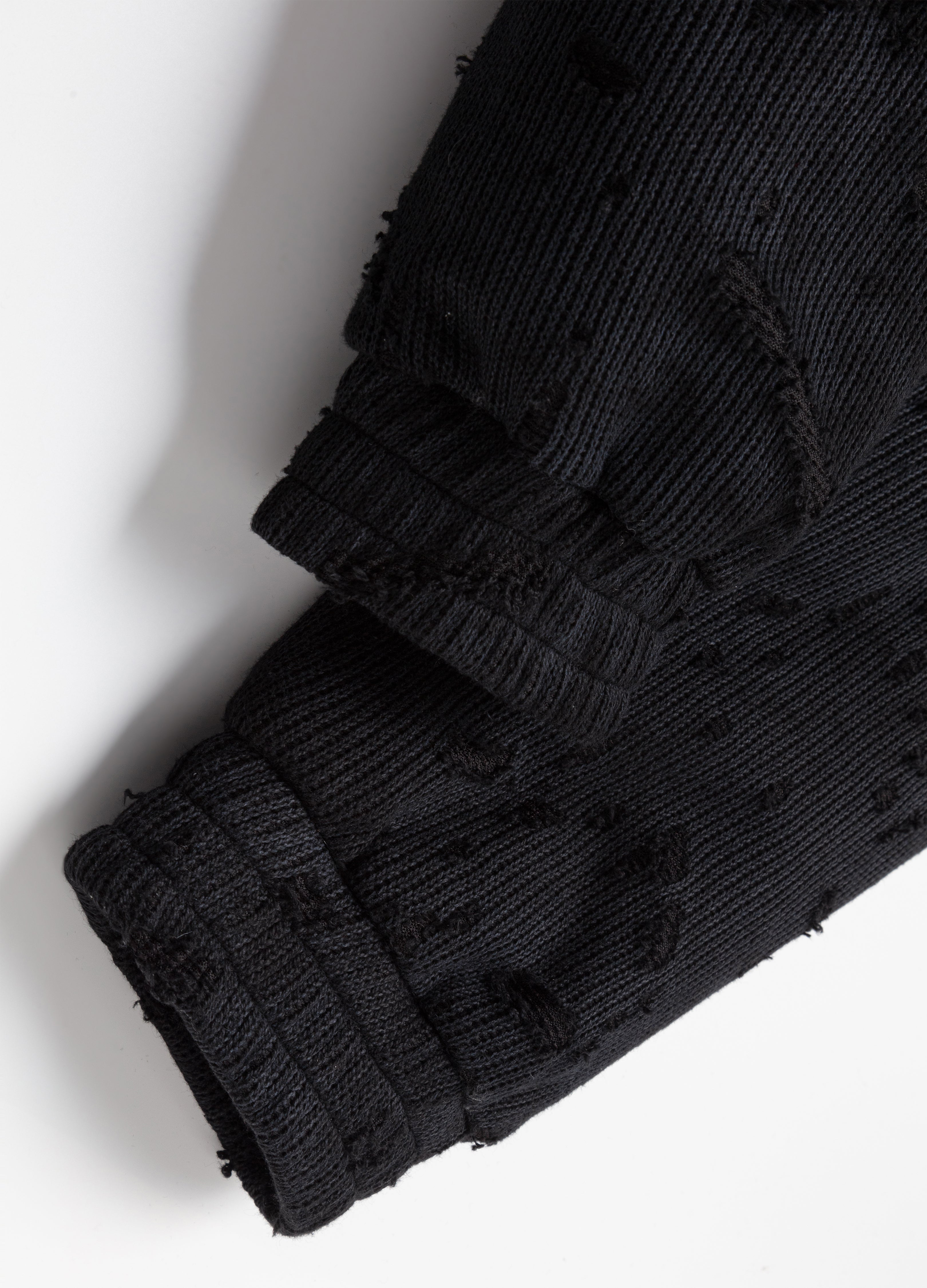 25FW DISTRESSED TEXTURE PUFFER