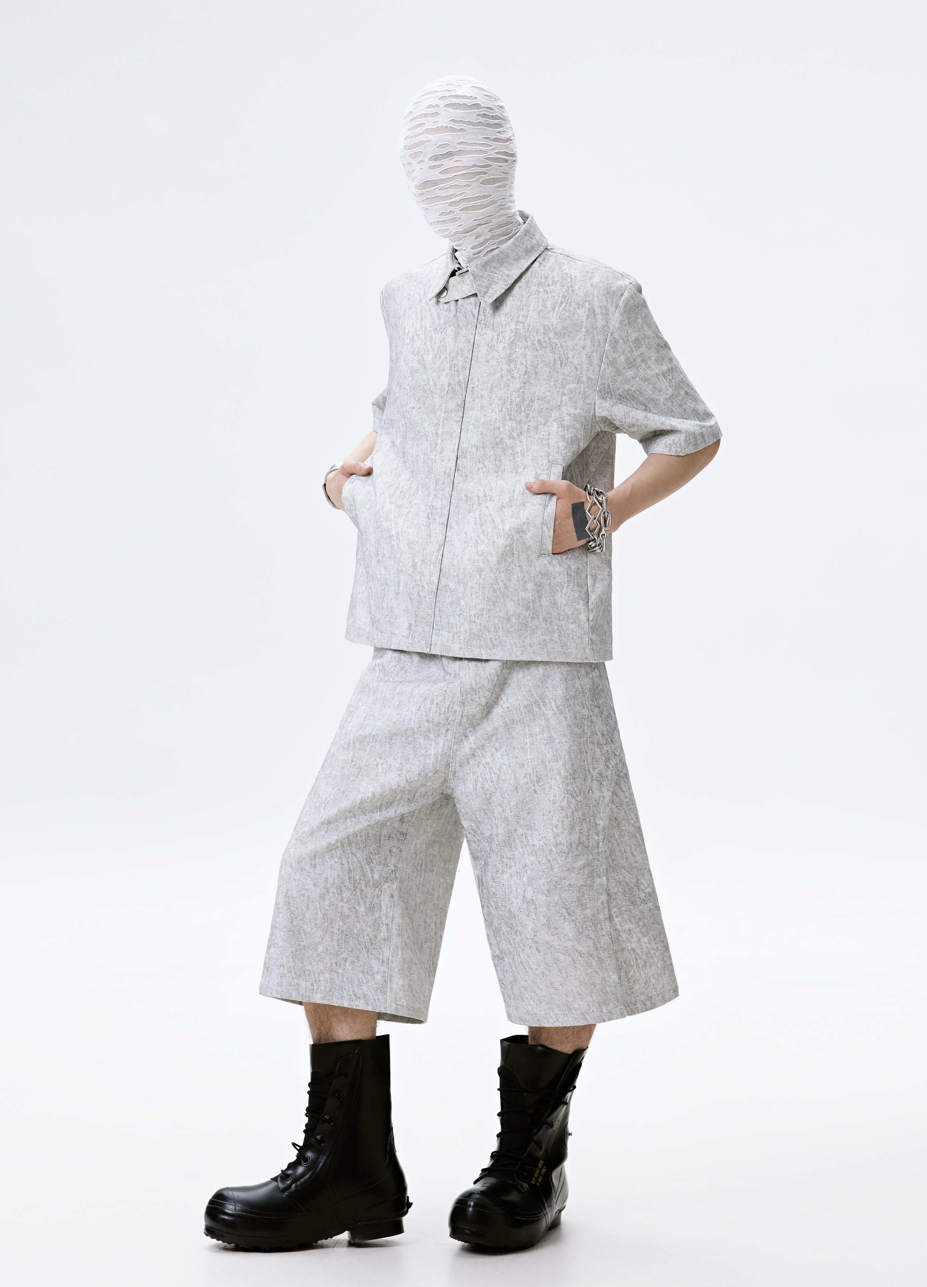 PANTALONCINI GAMBA LARGA GREYBARK 25SS