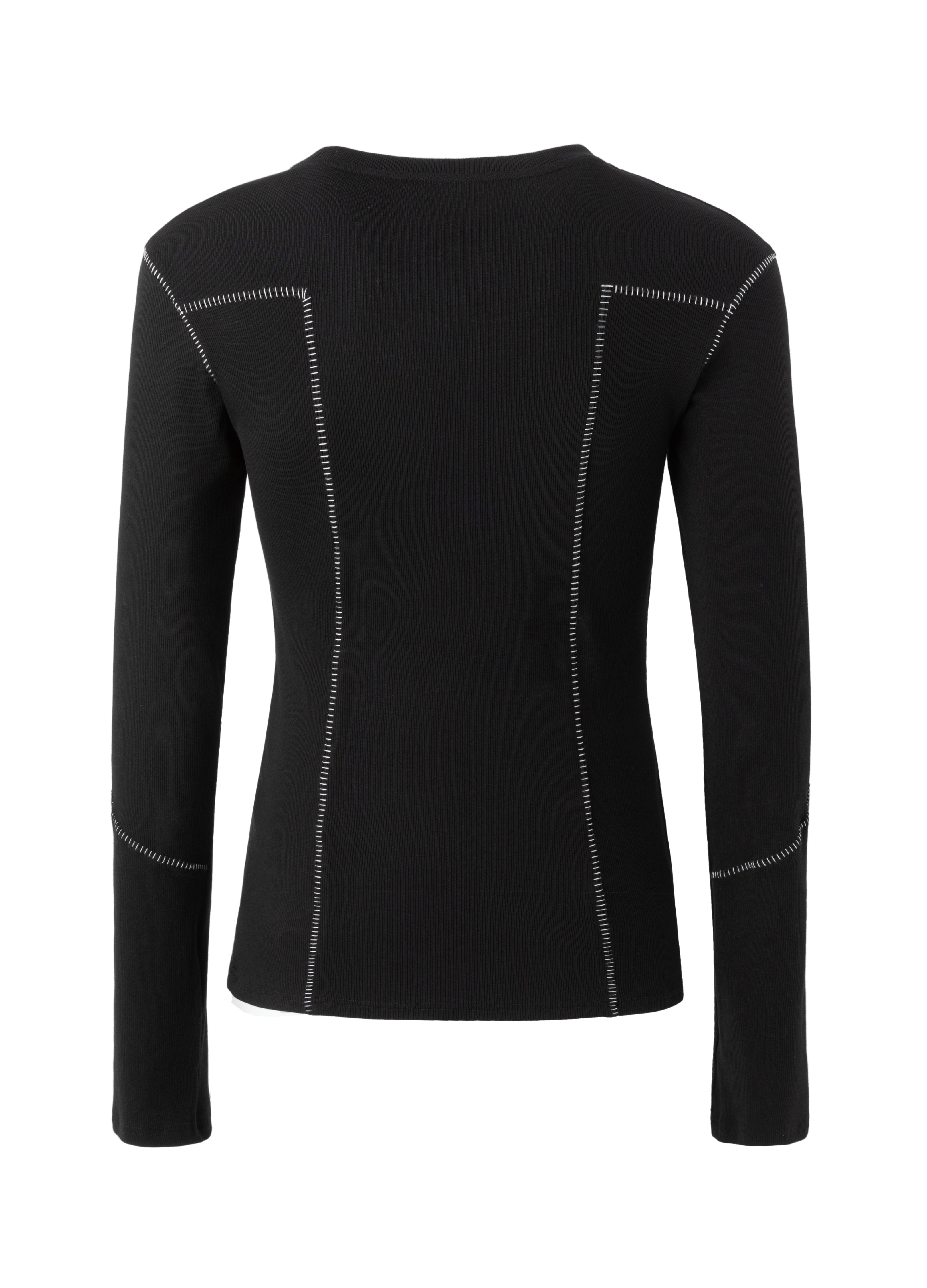 26SS STITCHED SLIM FIT LONG SLEEVE TEE