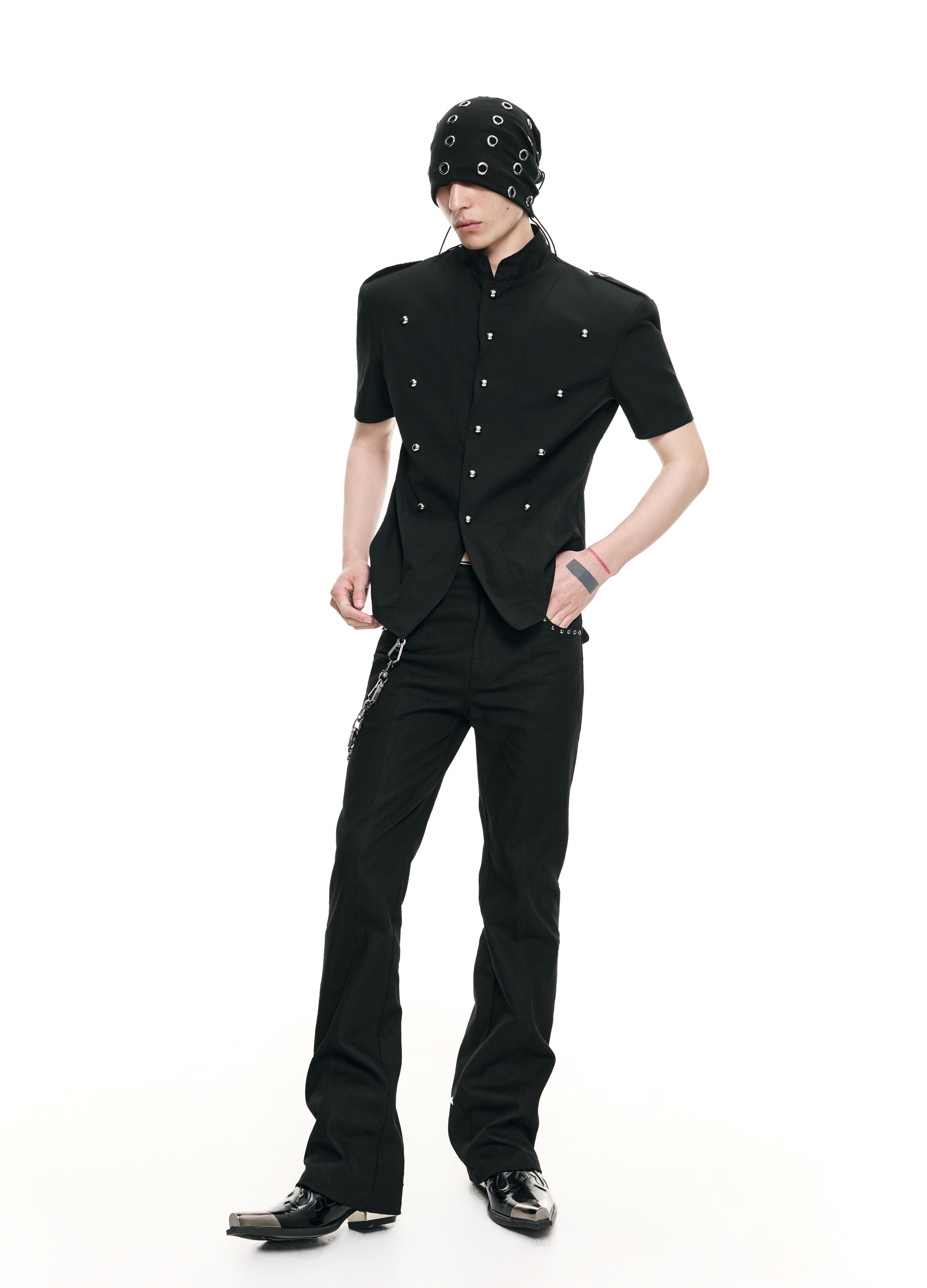 26SS NAPOLEON SHOULDER SHIRT