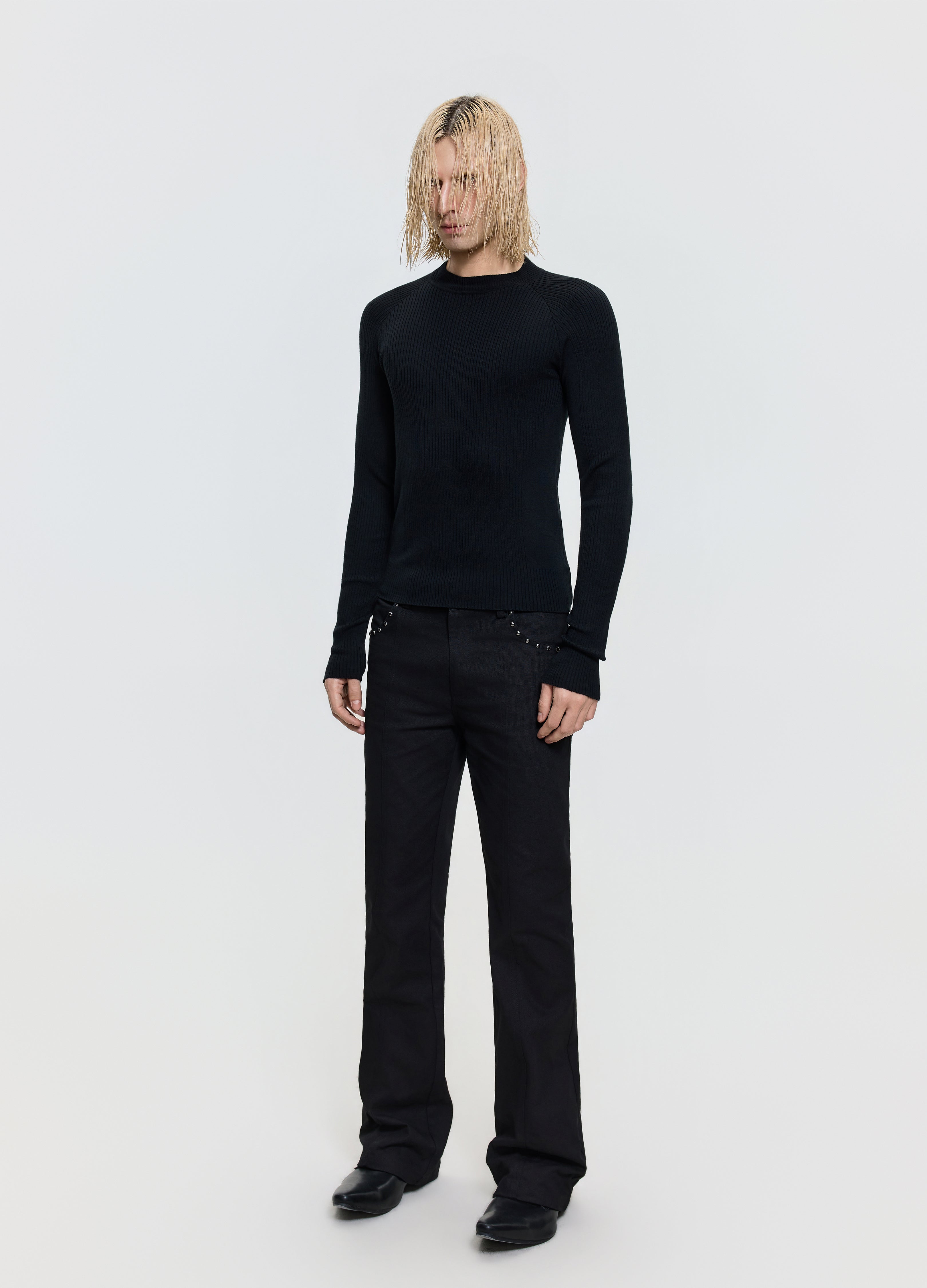 26FW RIBBED LONG SLEEVE TEE