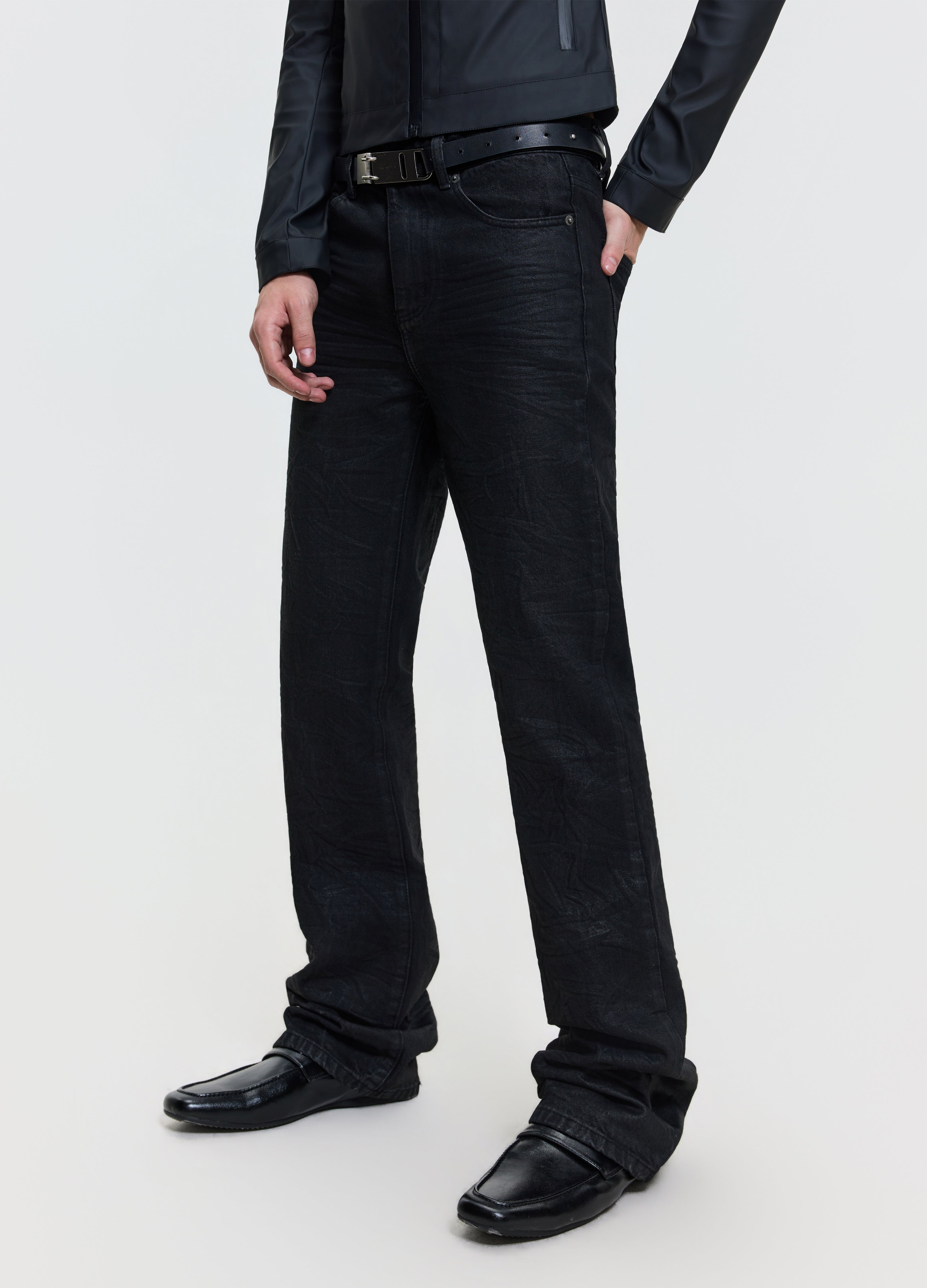 26FW 3D WHISKER WAXED DENIM