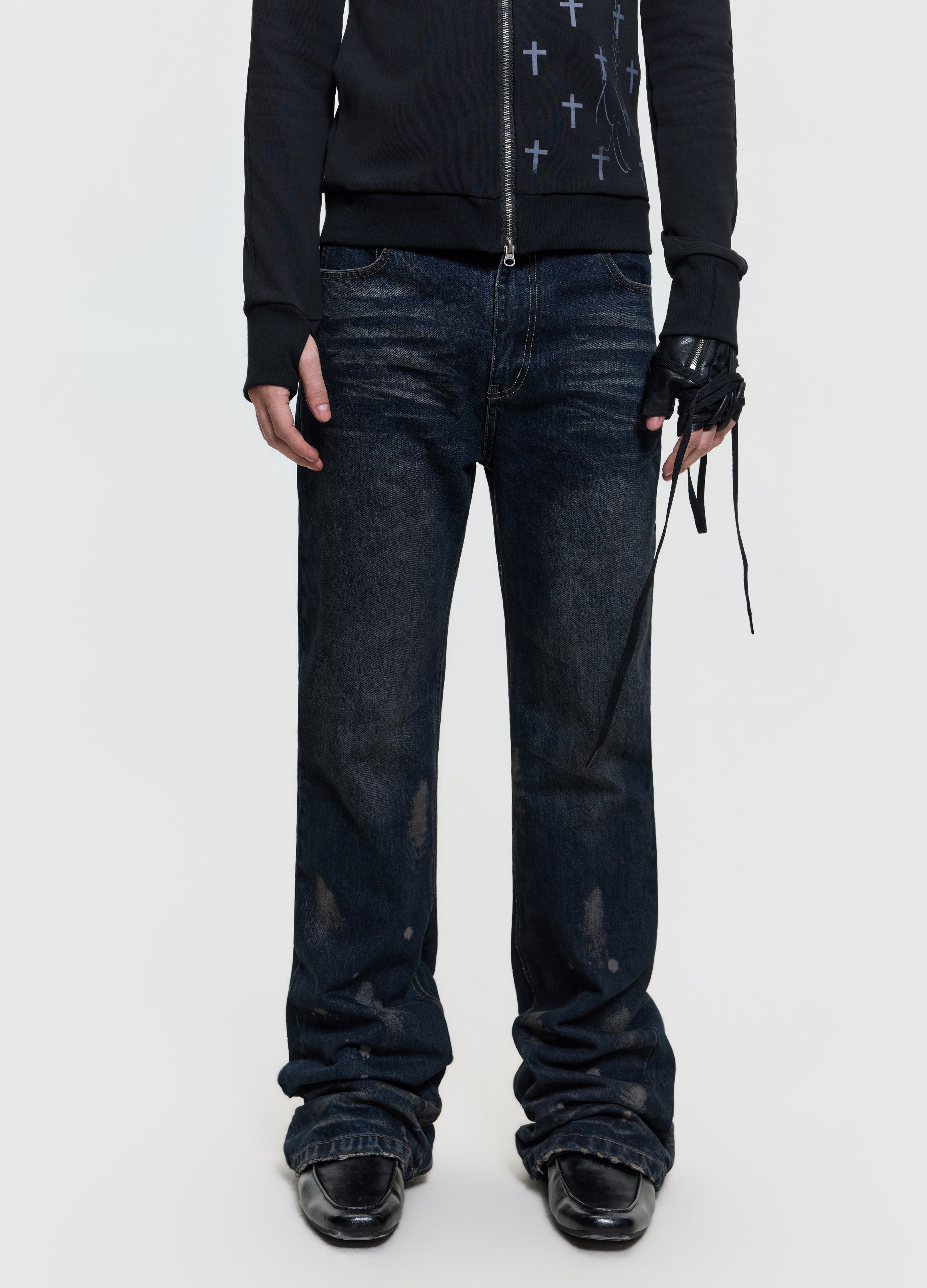 26FW INK WASH STACKED DENIM