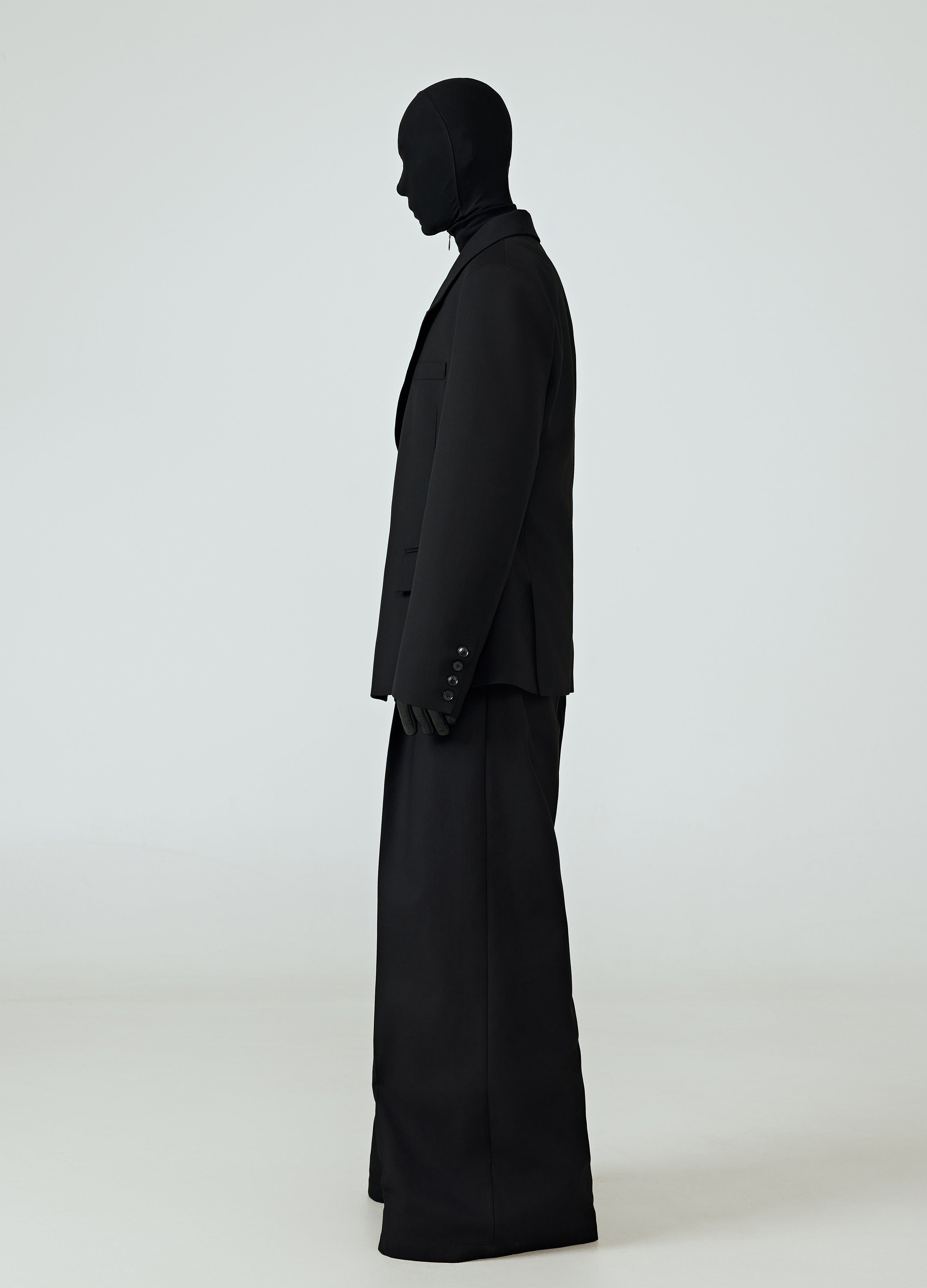 BLAZER TRIANGOLARE NERO 25SS