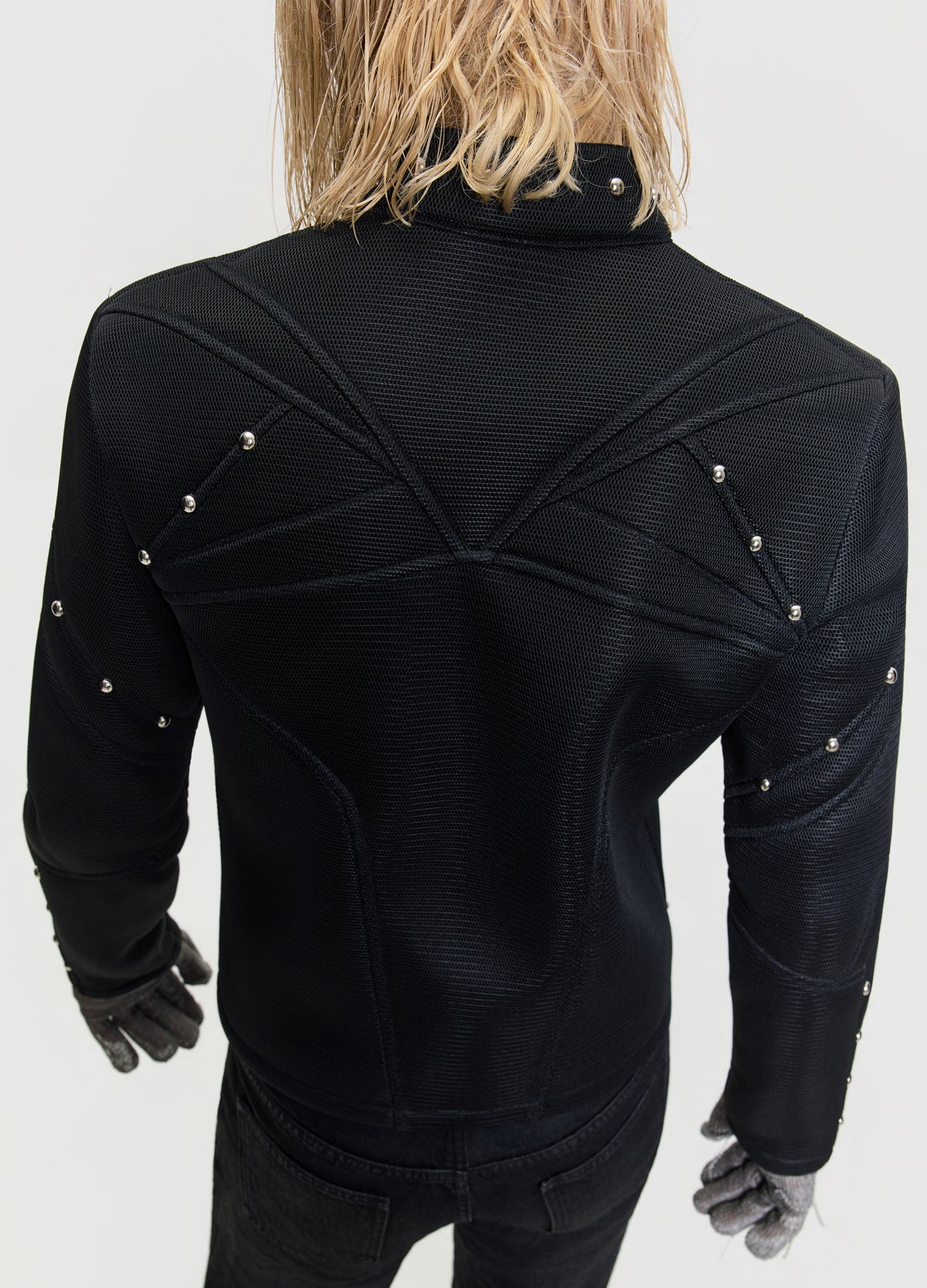 26FW MESH STUD JACKET