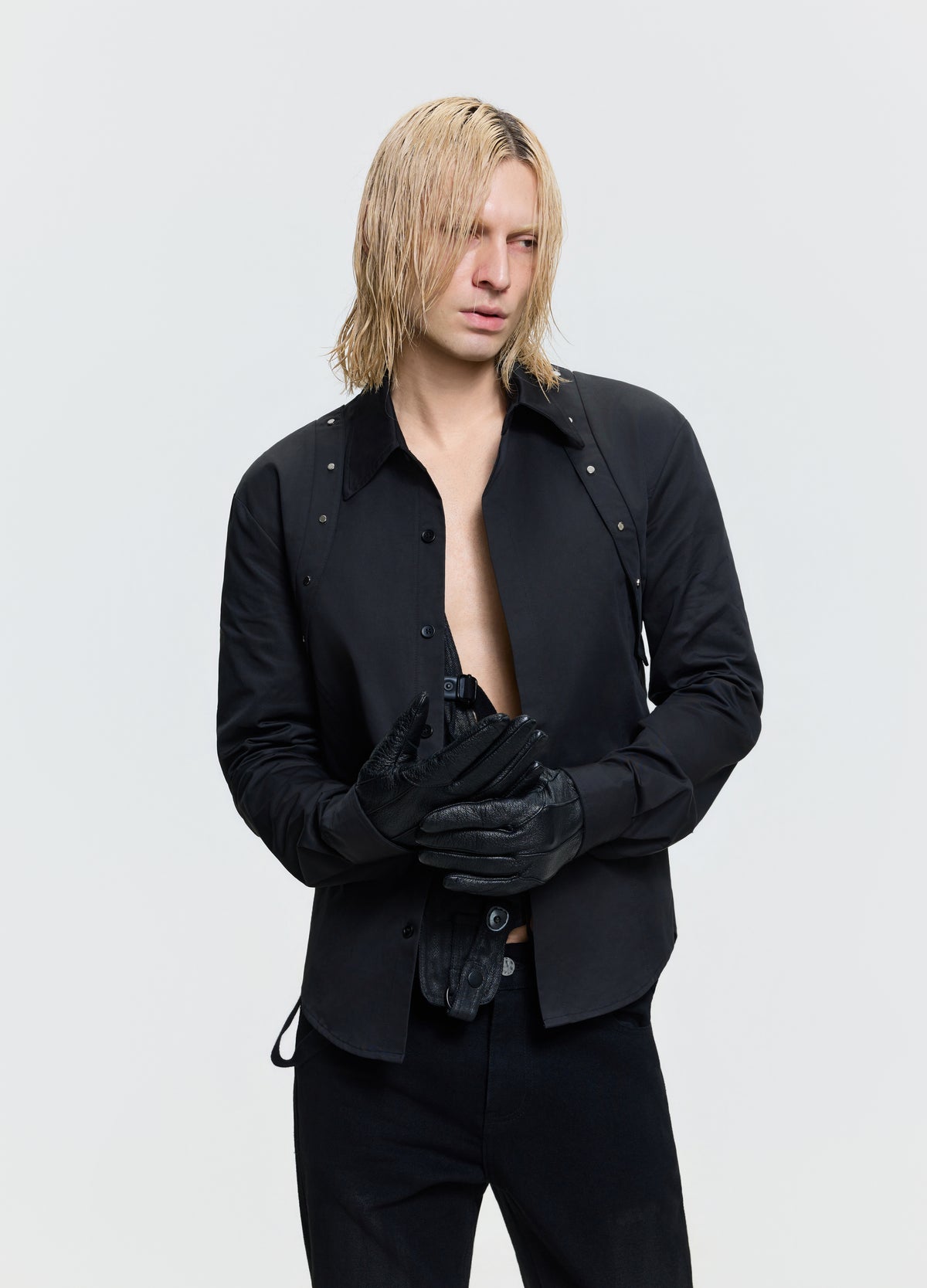 26FW HINGED PANEL SHIRT