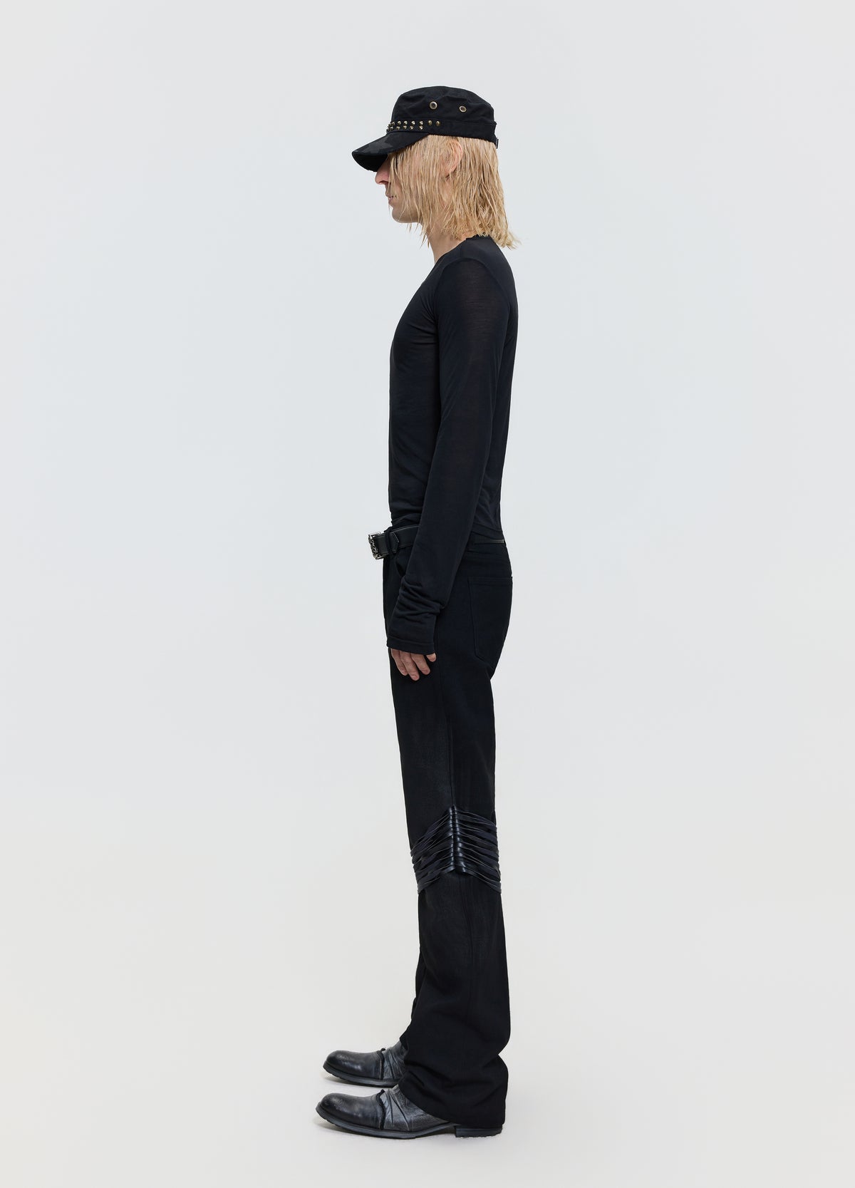 26FW SHEER V-NECK TEE