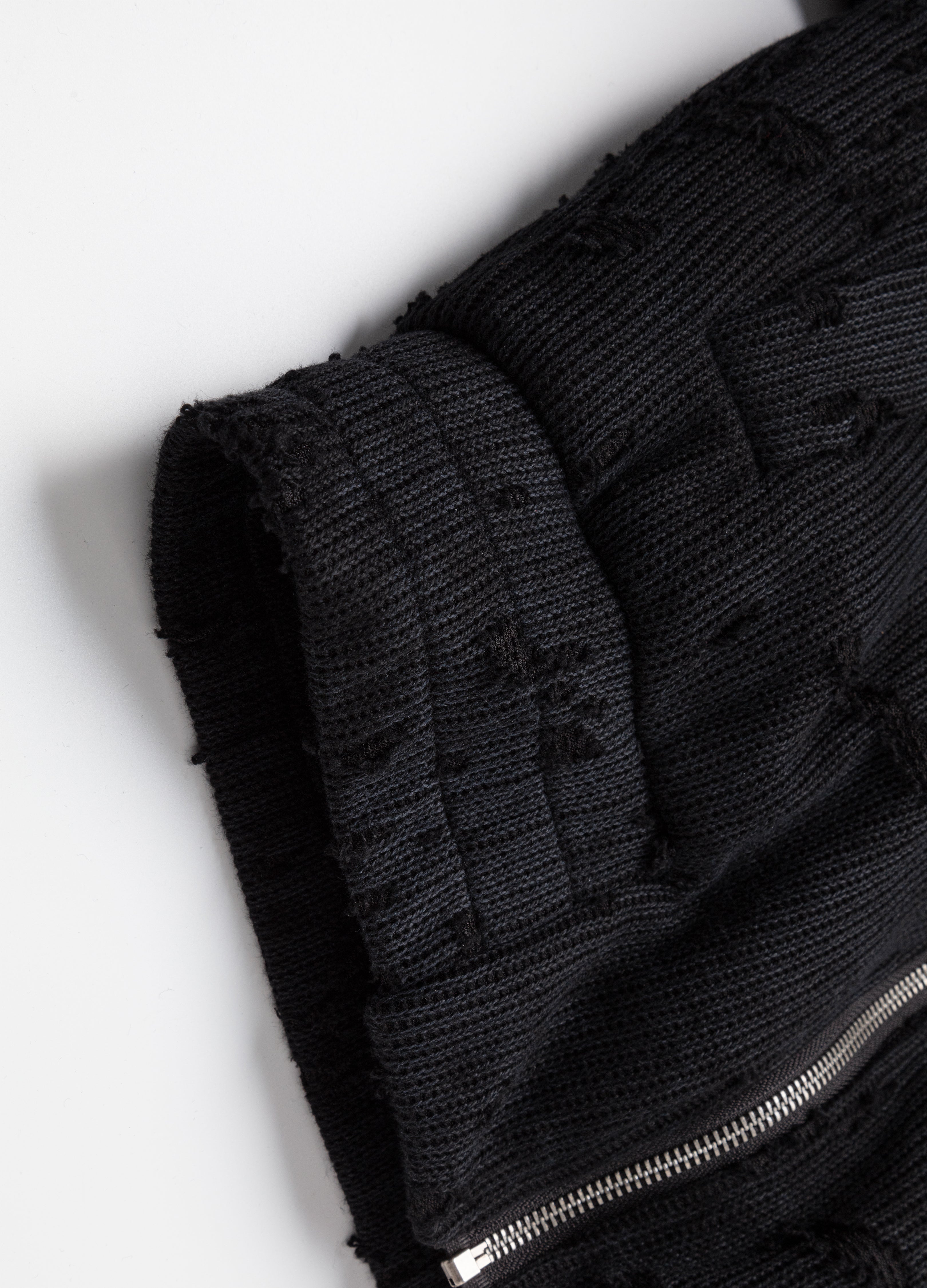 25FW DISTRESSED TEXTURE PUFFER