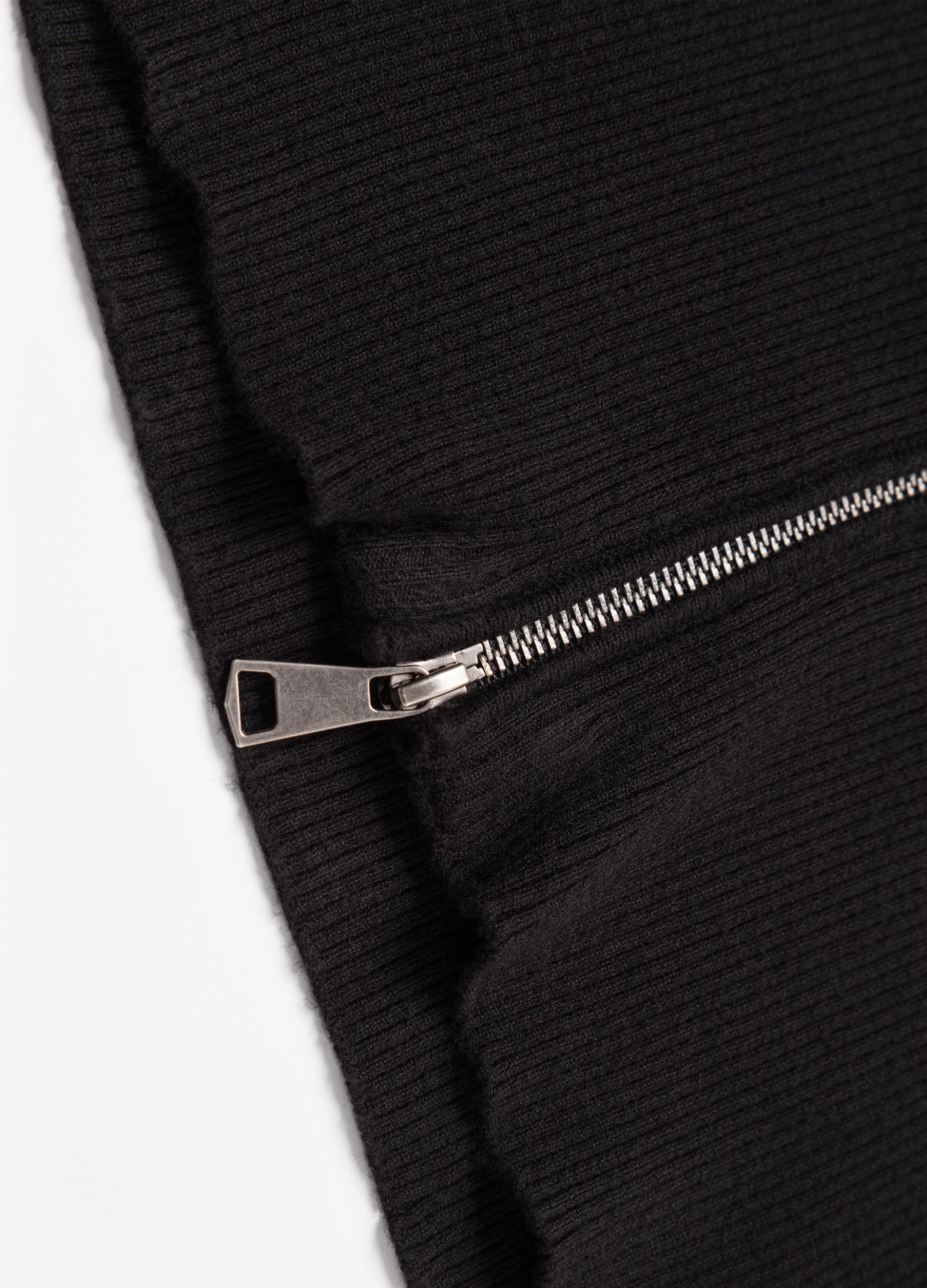 25FW DUAL-ZIP HIGH NECK KNIT