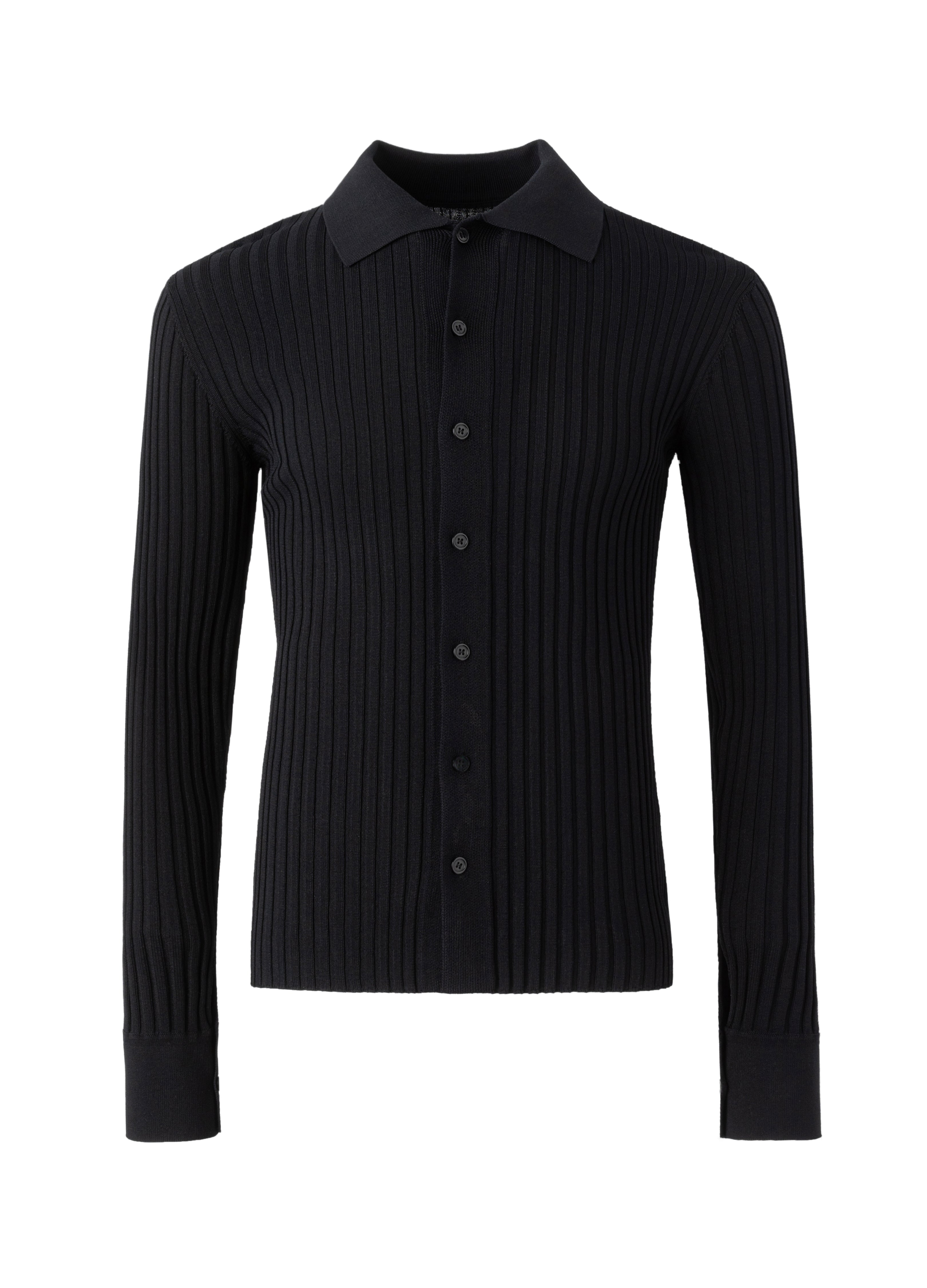 26SS HIGH STRETCH RIBBED KNIT CARDIGAN