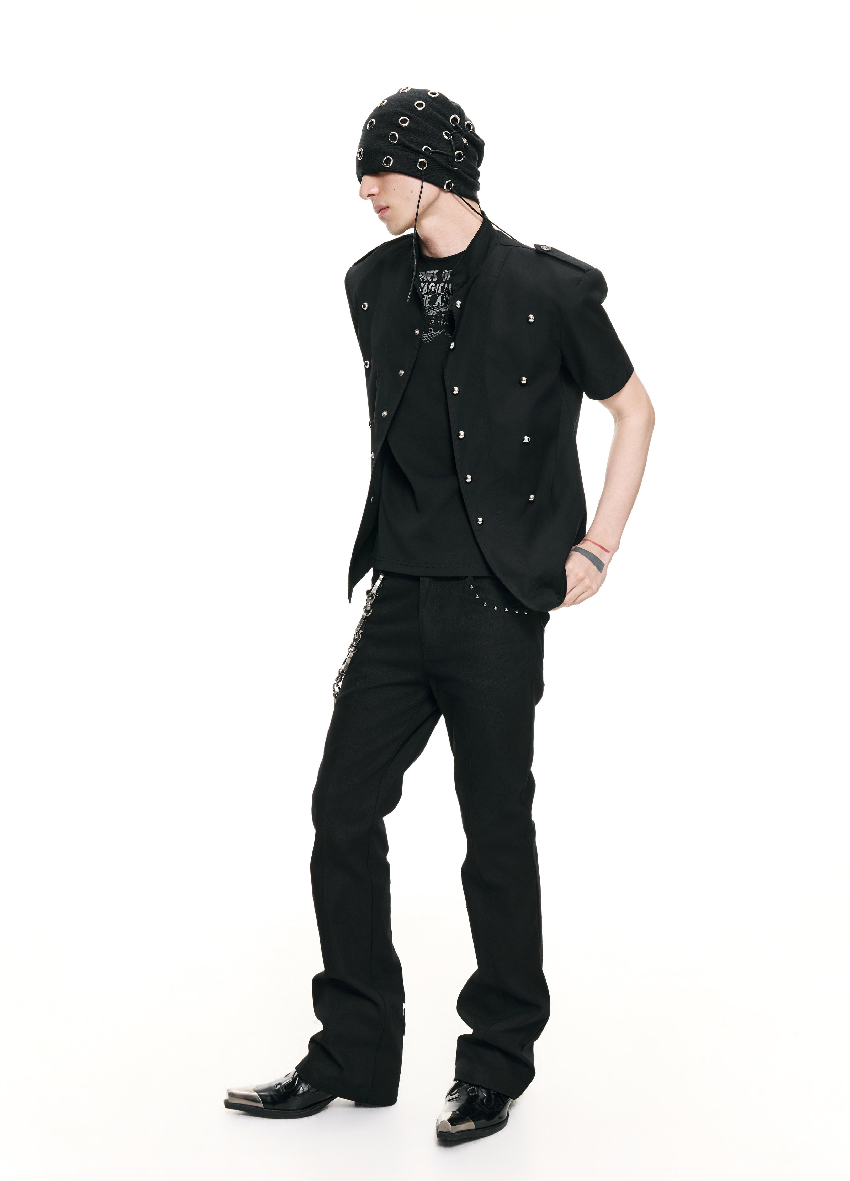 26SS NAPOLEON SHOULDER SHIRT