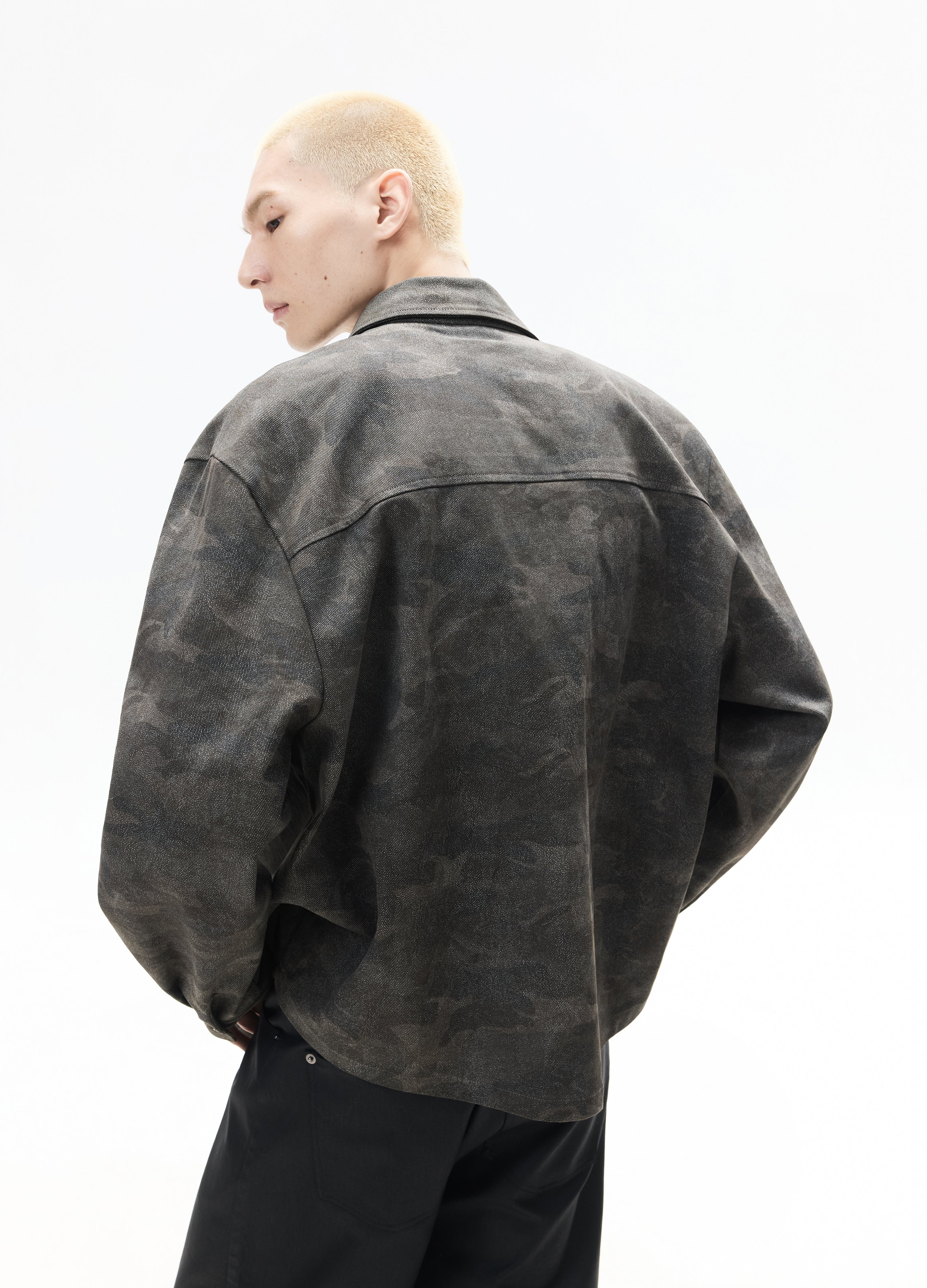 26SS VINTAGE WASHED CAMO SHIRT