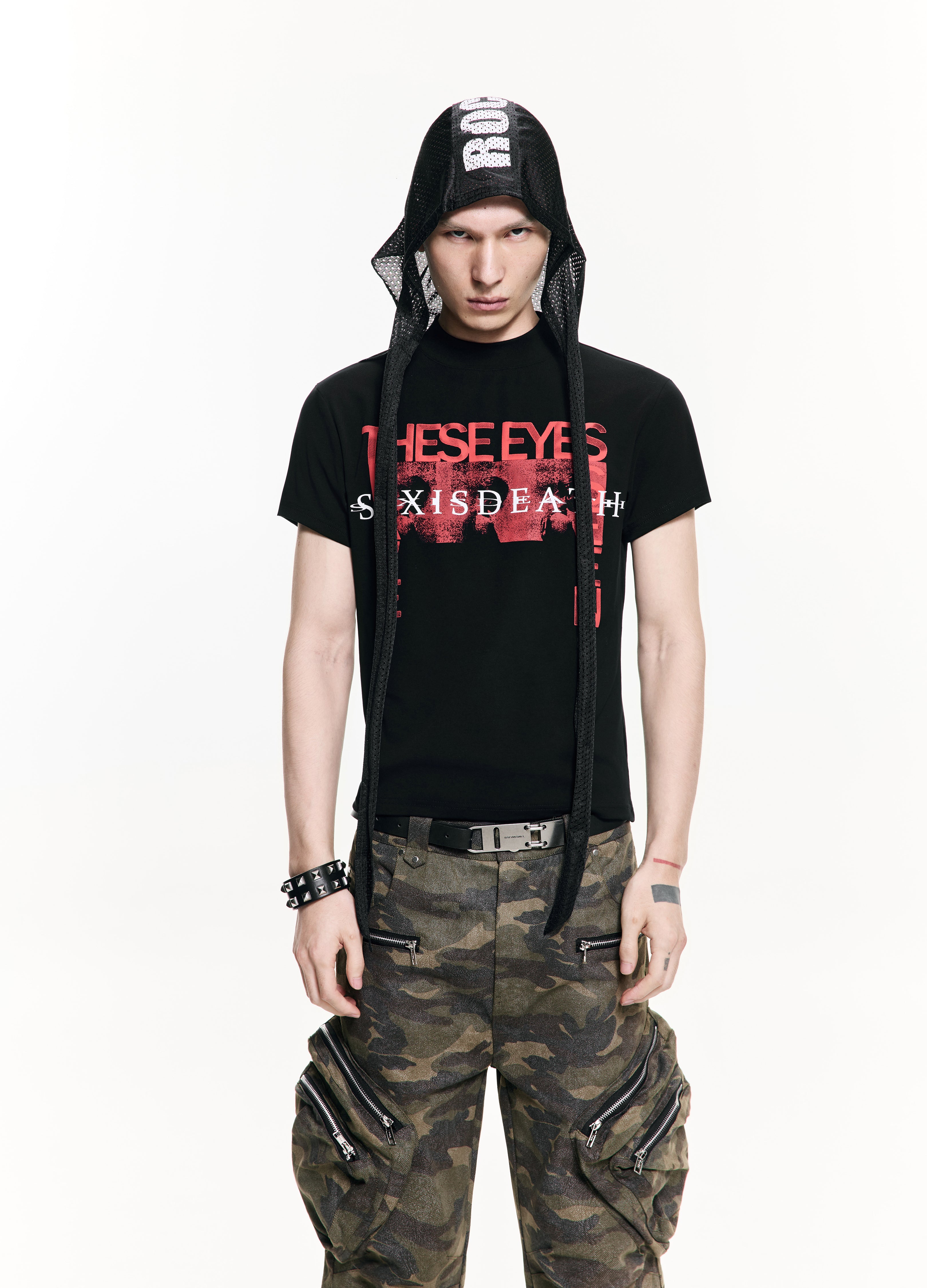26SS LONELY EYE LOGO TEE